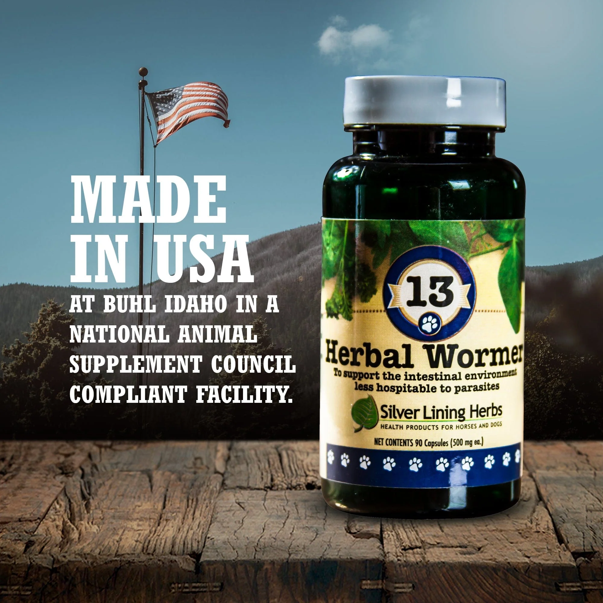 13 Herbal Wormer for Canines - 90 Capsule - Image 6