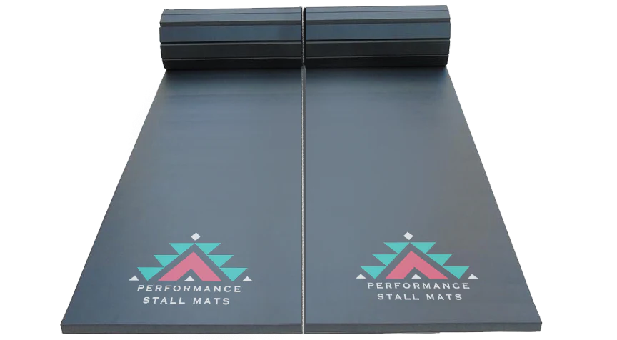 6x9 Portable Stall Mat Kit Grey