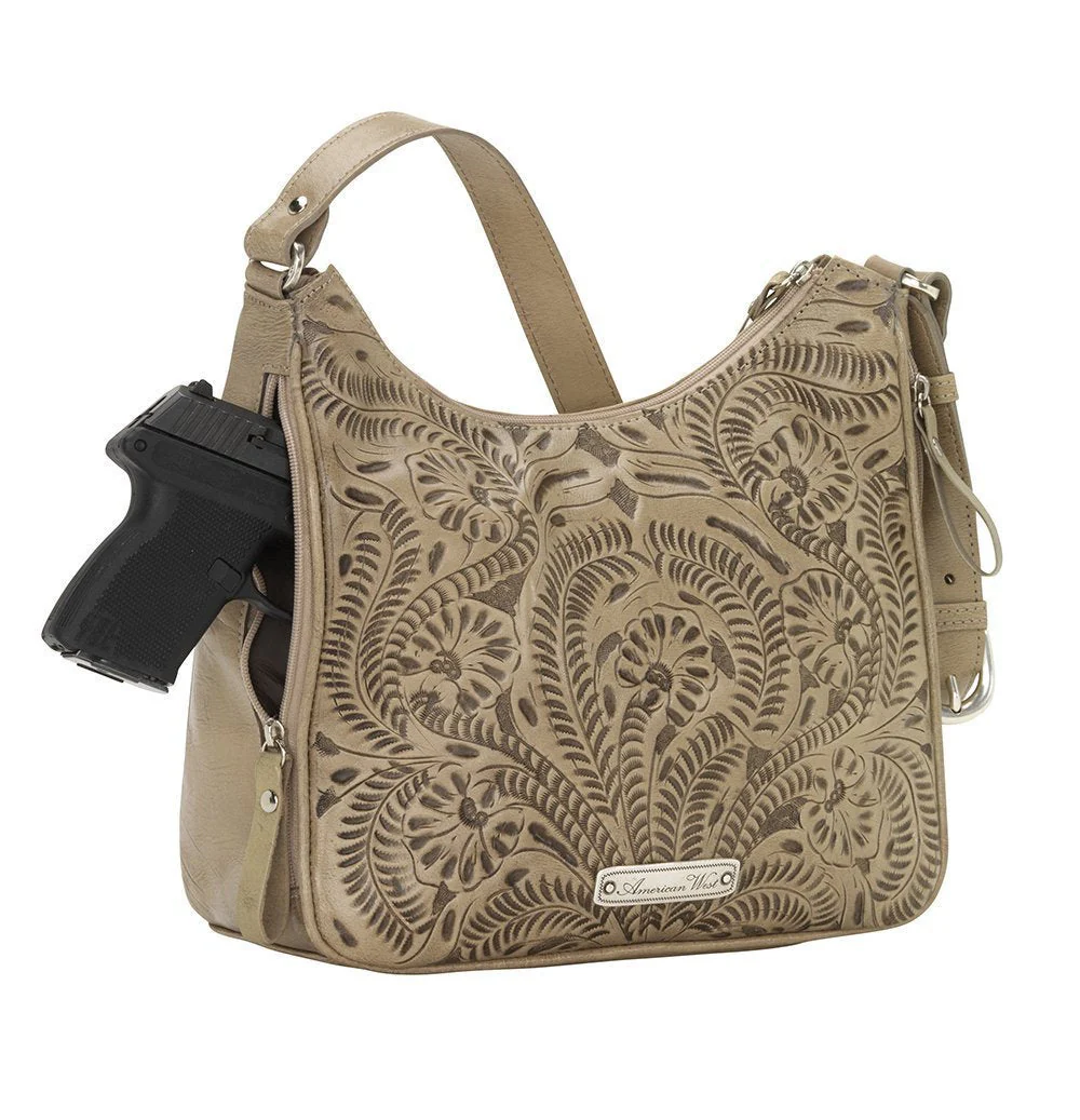 Annie's Secret Zip-Top Shoulder Bag w/ Conceal Carry Pocket - Image 2