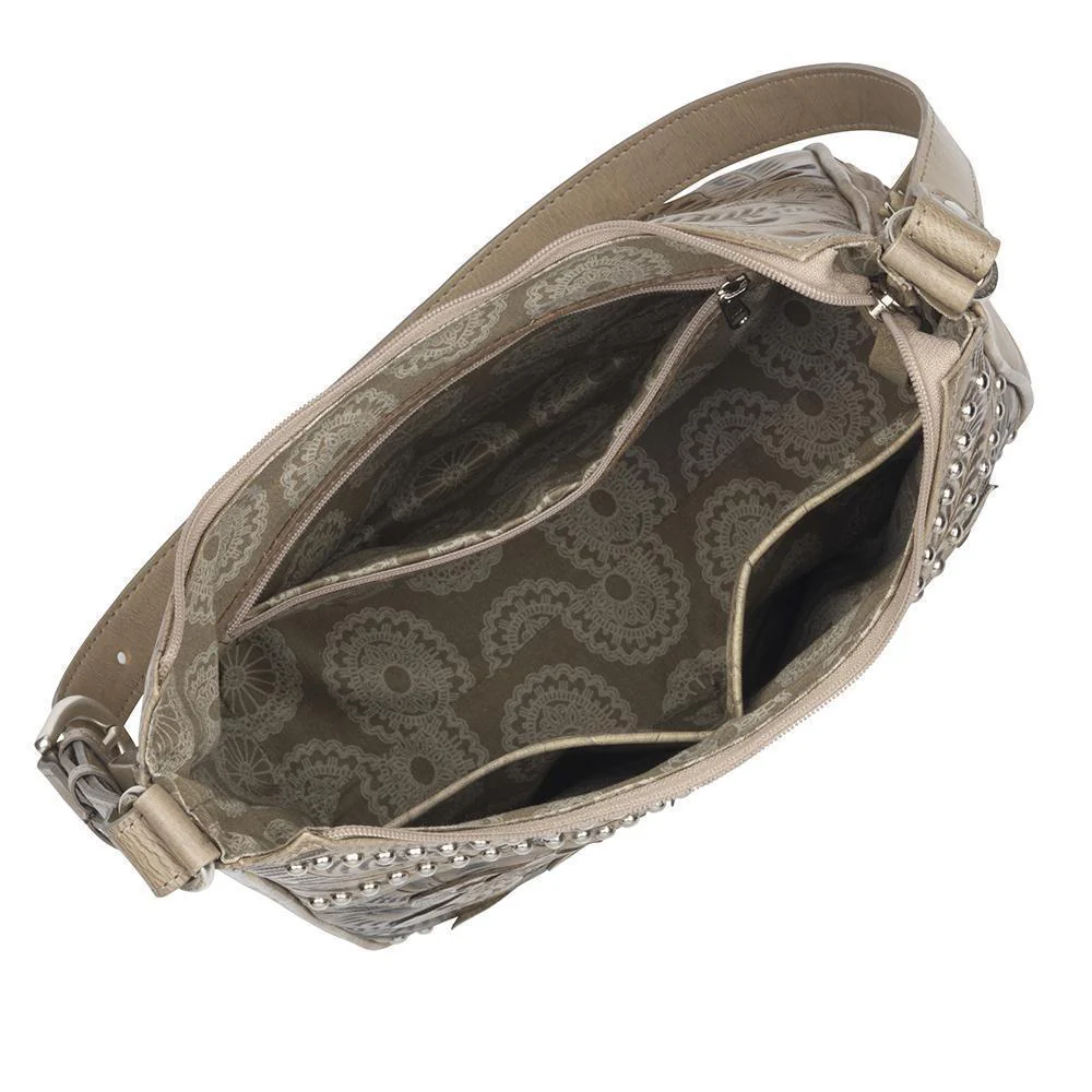 Annie's Secret Zip-Top Shoulder Bag w/ Conceal Carry Pocket - Image 4