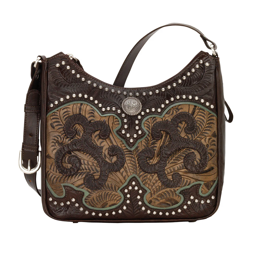Annie's Secret Zip-Top Shoulder Bag w/ Conceal Carry Pocket - Image 7