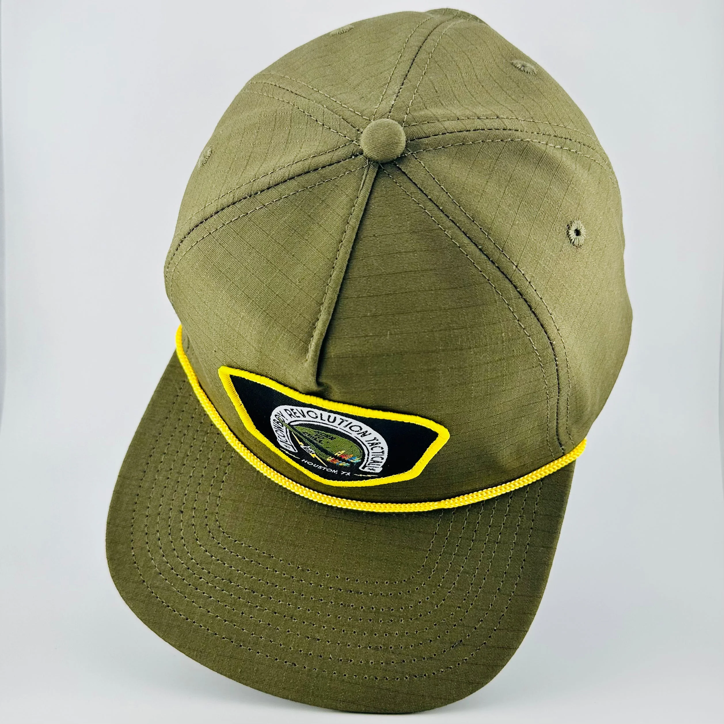 "Born to Chill" Cowboy Revolution Tactical Green Ripstop Rope Hat