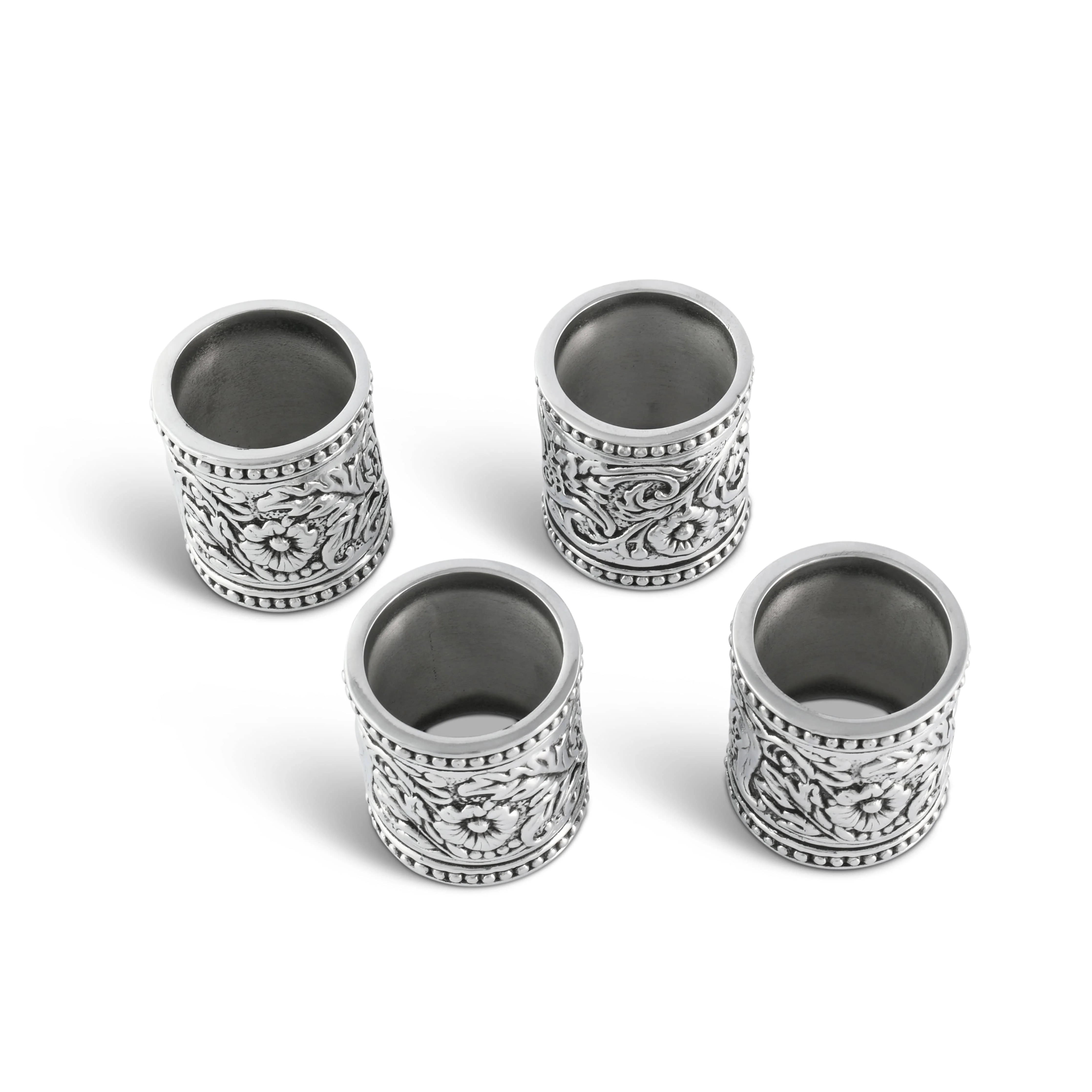 Concho Pattern Napkin Rings Set of 4 - Image 8