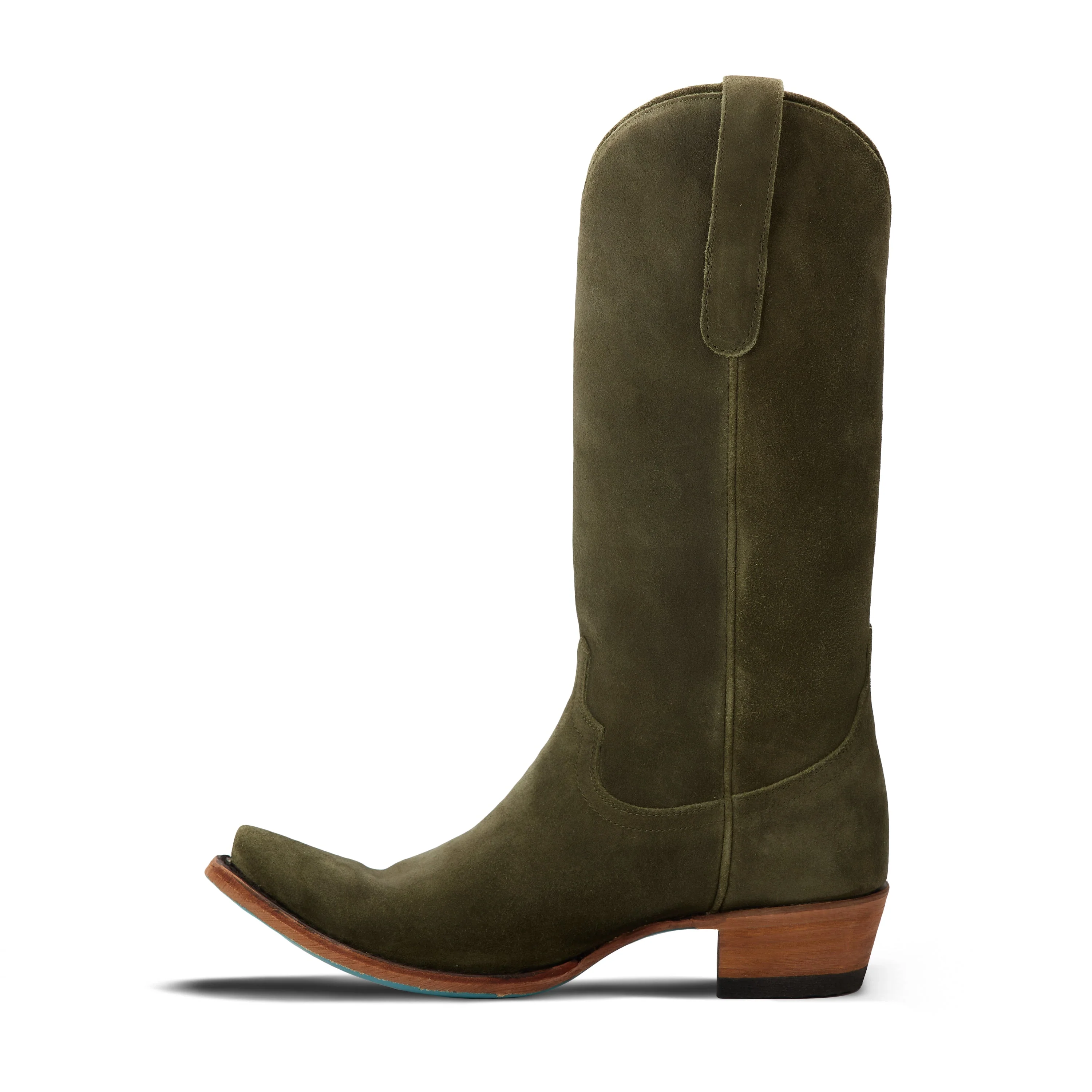 Emma Jane Boot - Olive Suede - Image 3