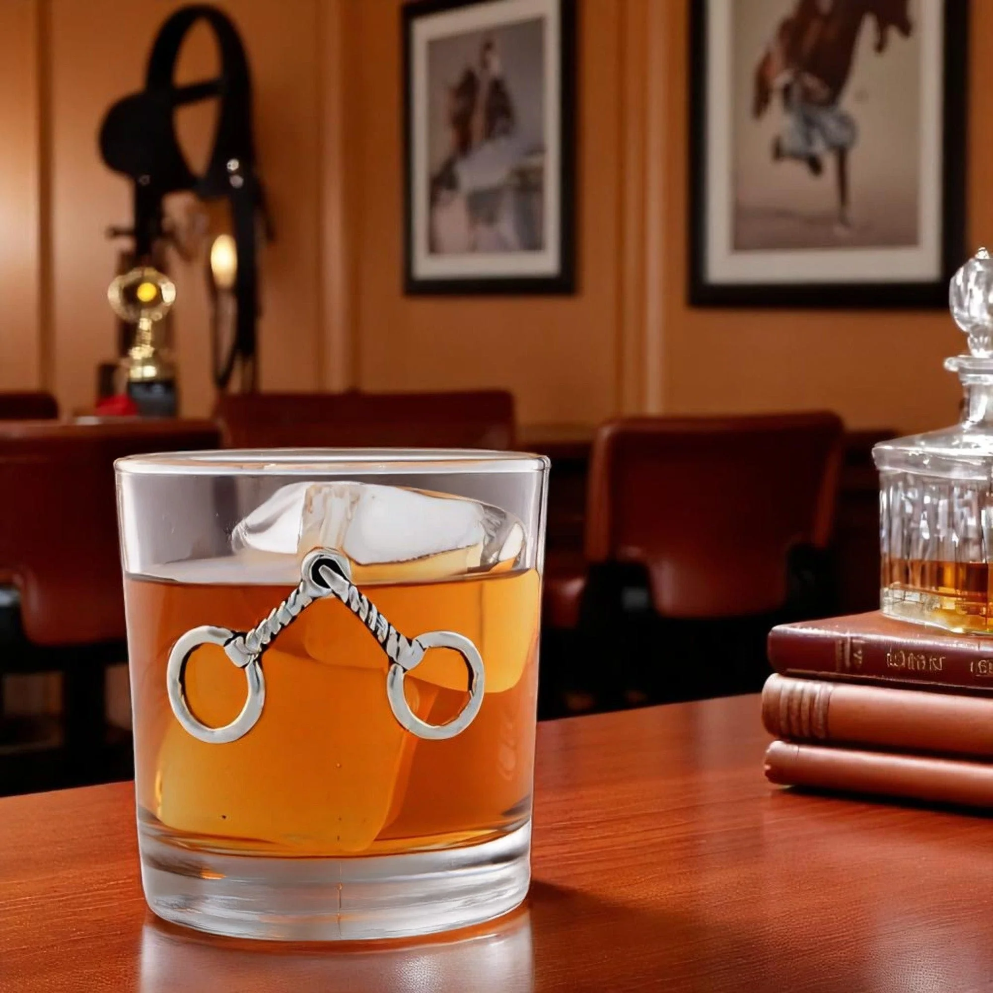 Equestrian Bit Bar Glasses Set of 4 - Image 2