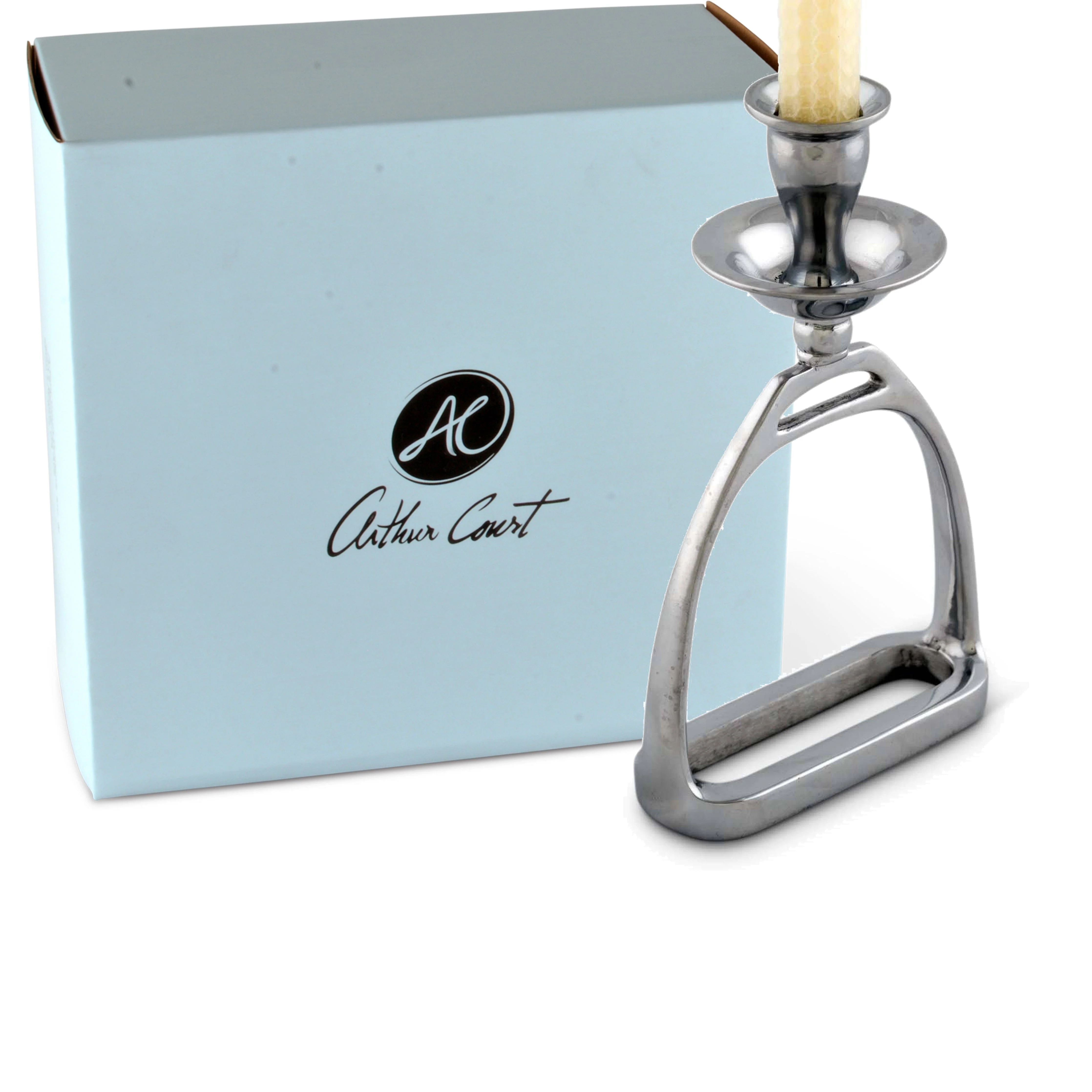 Equestrian Stirrup Candlestick - Image 5