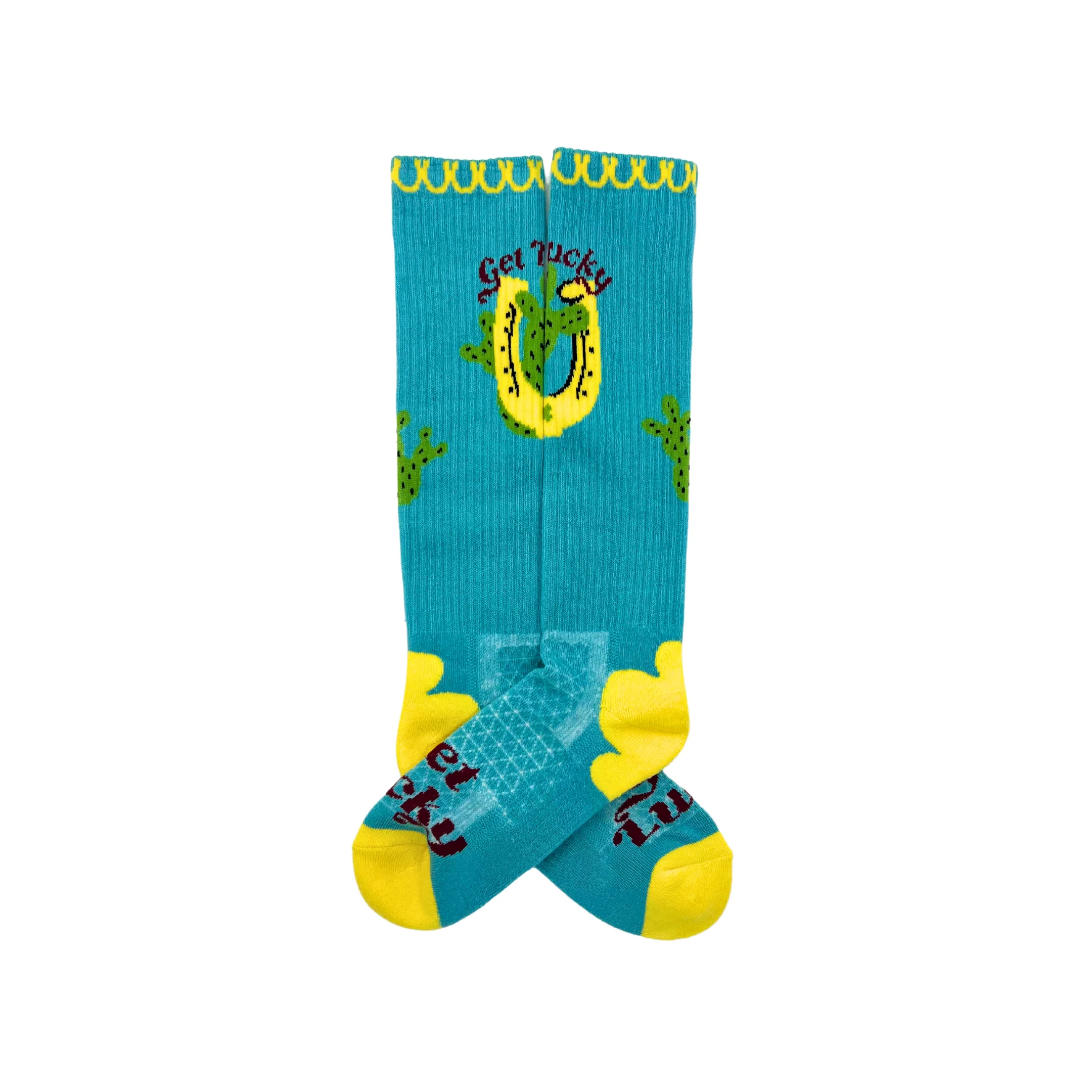 Get Lucky Aqua Performance Socks - Image 4