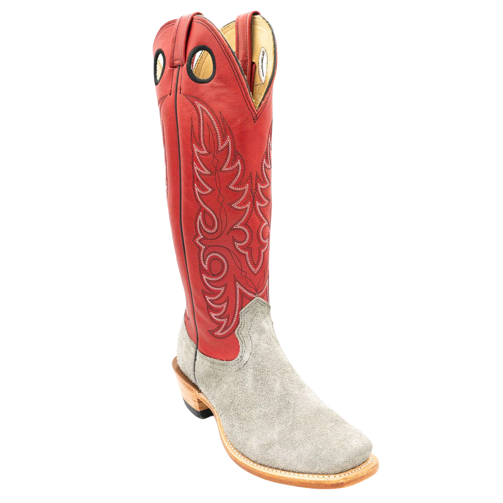 Grey Motochap Roughout w/Red Style No. 00101988 - Image 2