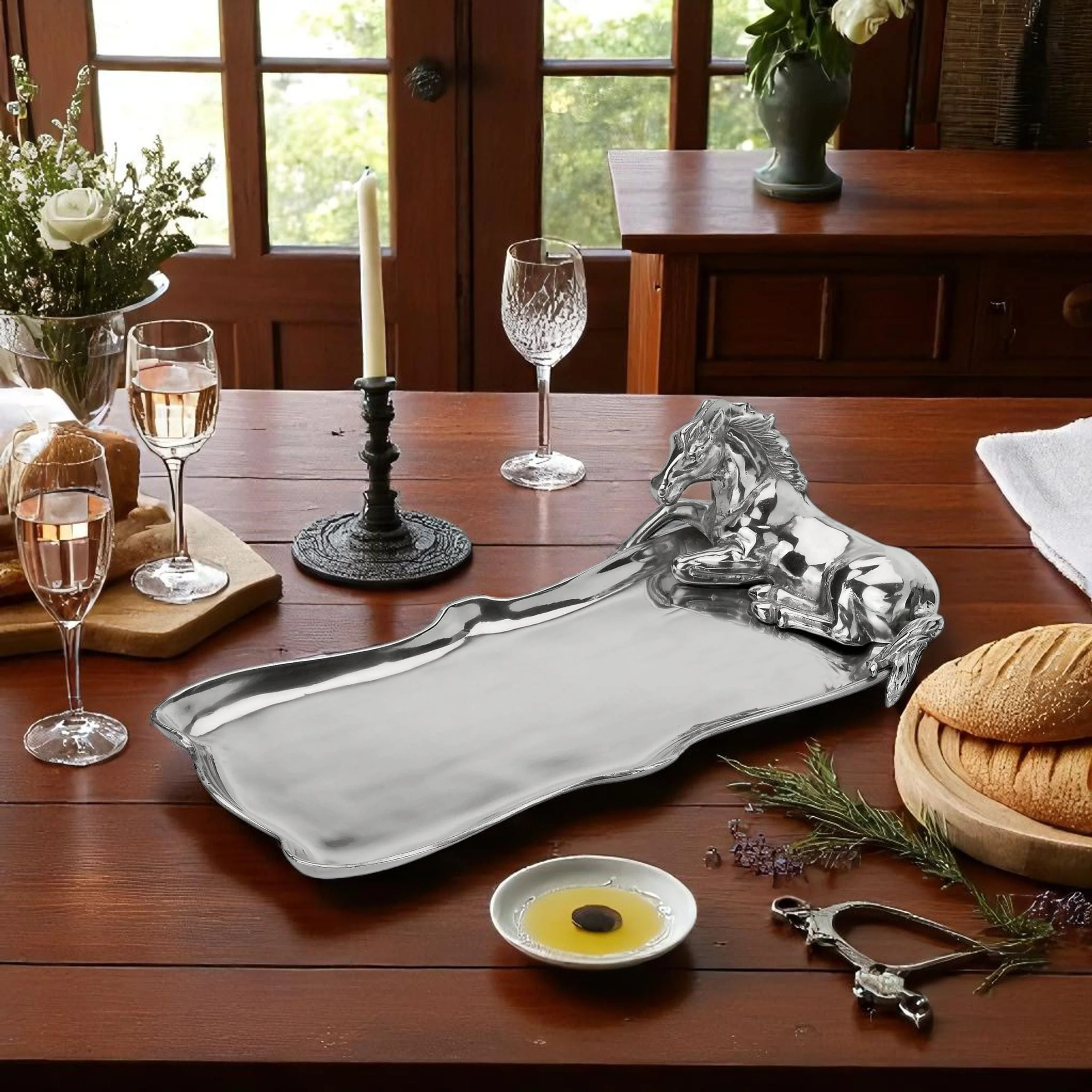 Horse Figural Oblong Tray - Image 2