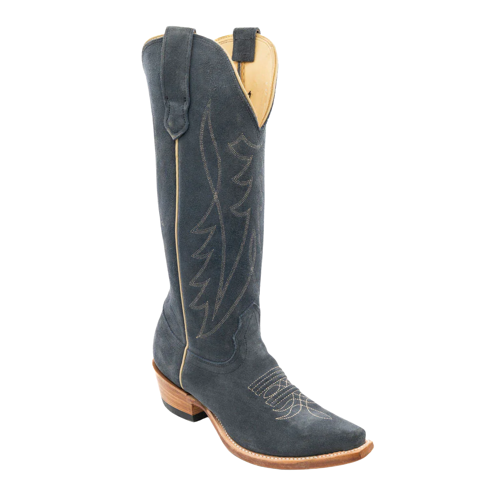 Ladies Navy Suede All-Over Style No. 00101652 - Image 2