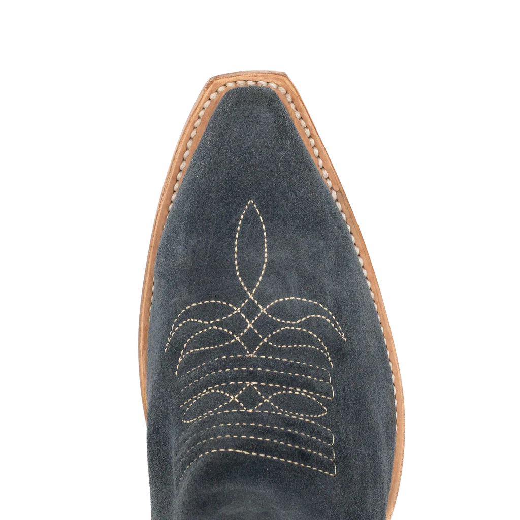 Ladies Navy Suede All-Over Style No. 00101652 - Image 3