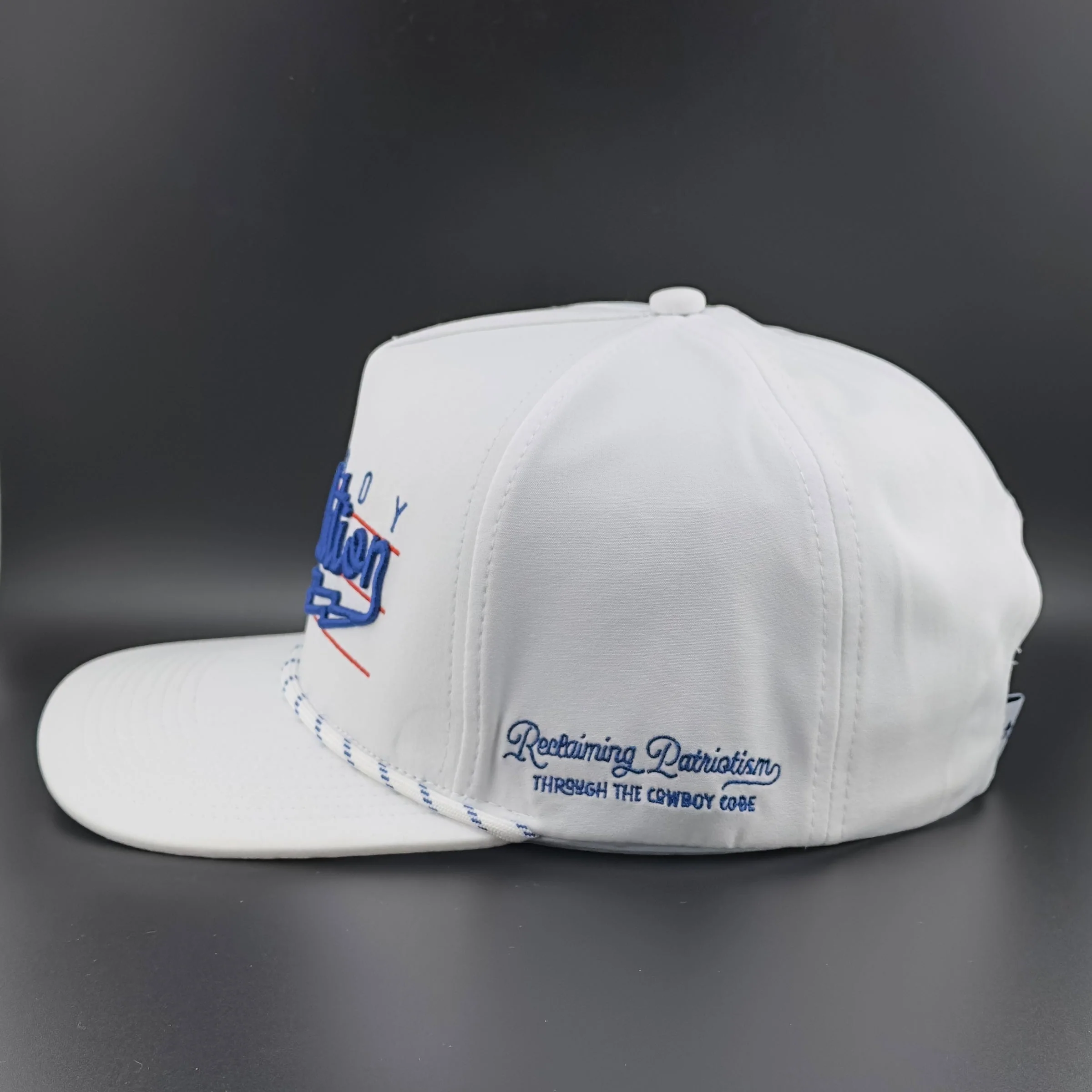 “Lightning" White - Cowboy Revolution 5-panel Performance Cap - Image 4