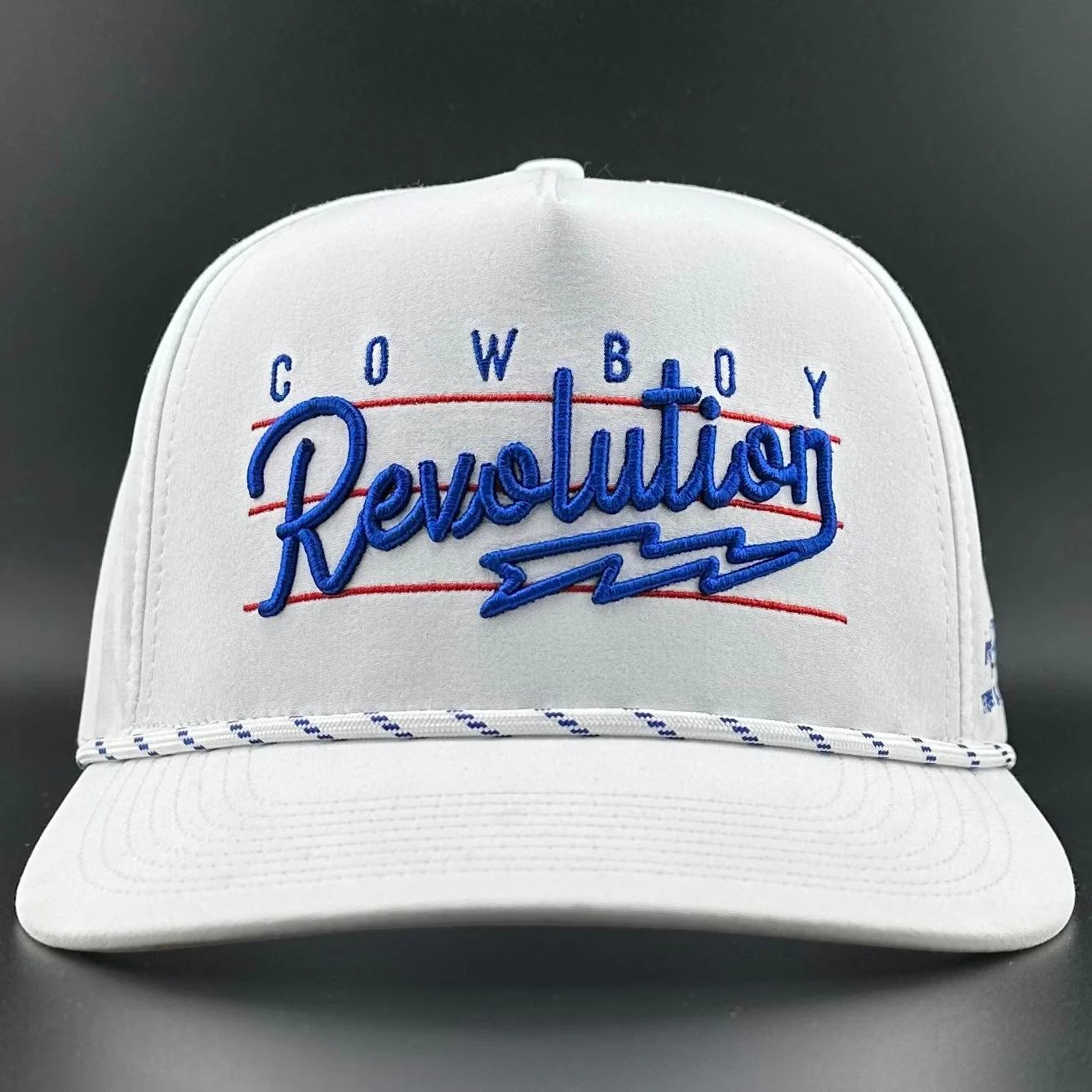 “Lightning" White - Cowboy Revolution 5-panel Performance Cap - Image 6
