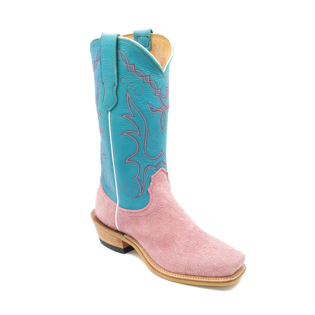 Pink Roughout w/ Turquoise Style No. 00101685 - Image 2