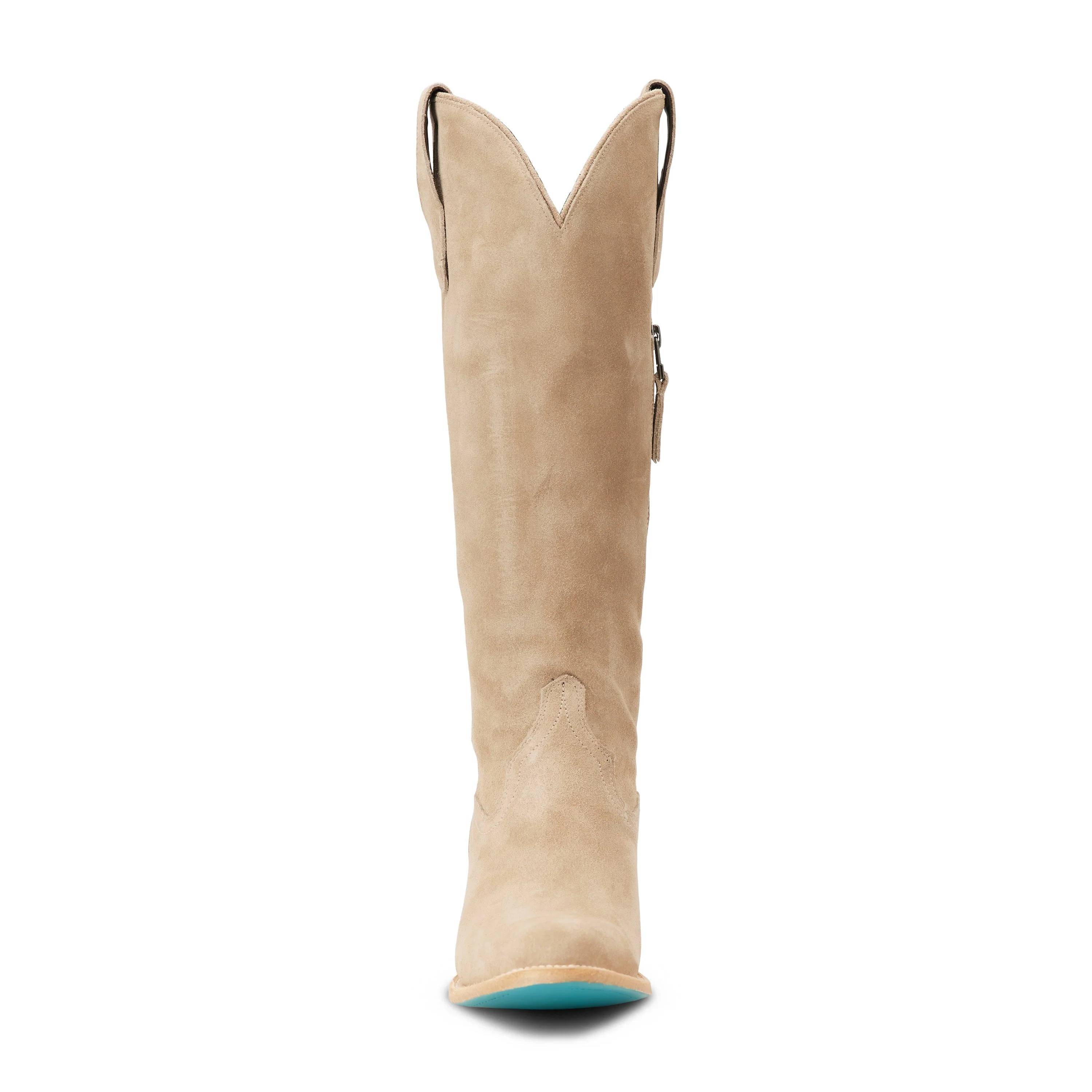 Plain Jane Boot - Latte Suede - Image 8