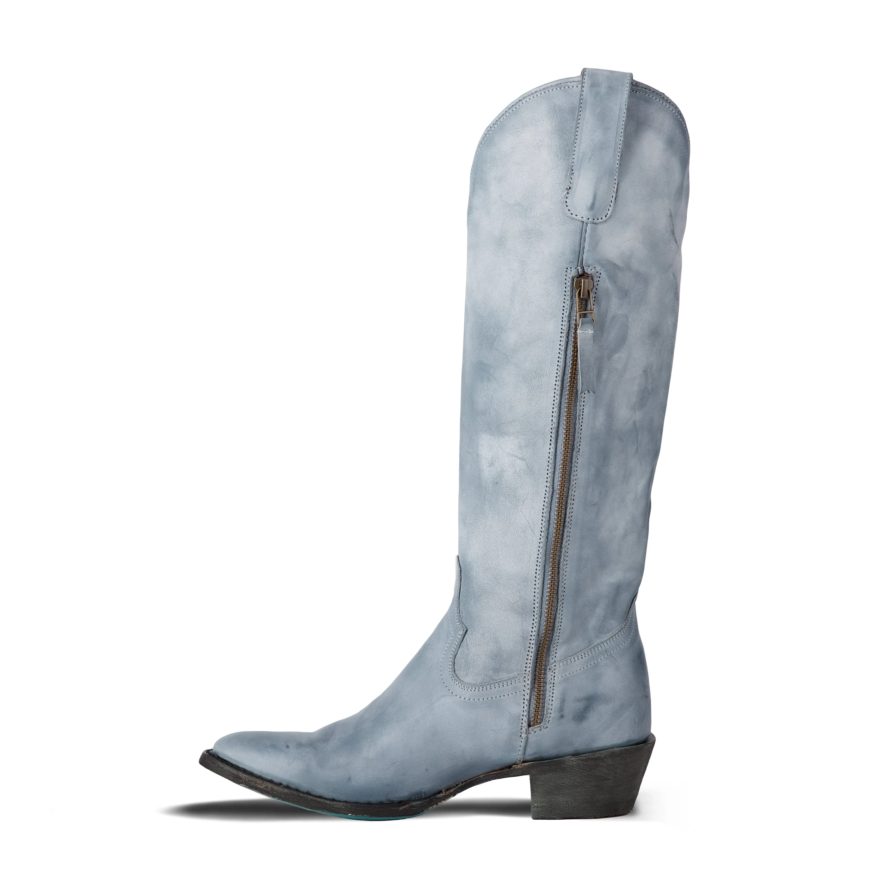 Plain Jane Boot - Washed Denim - Image 3