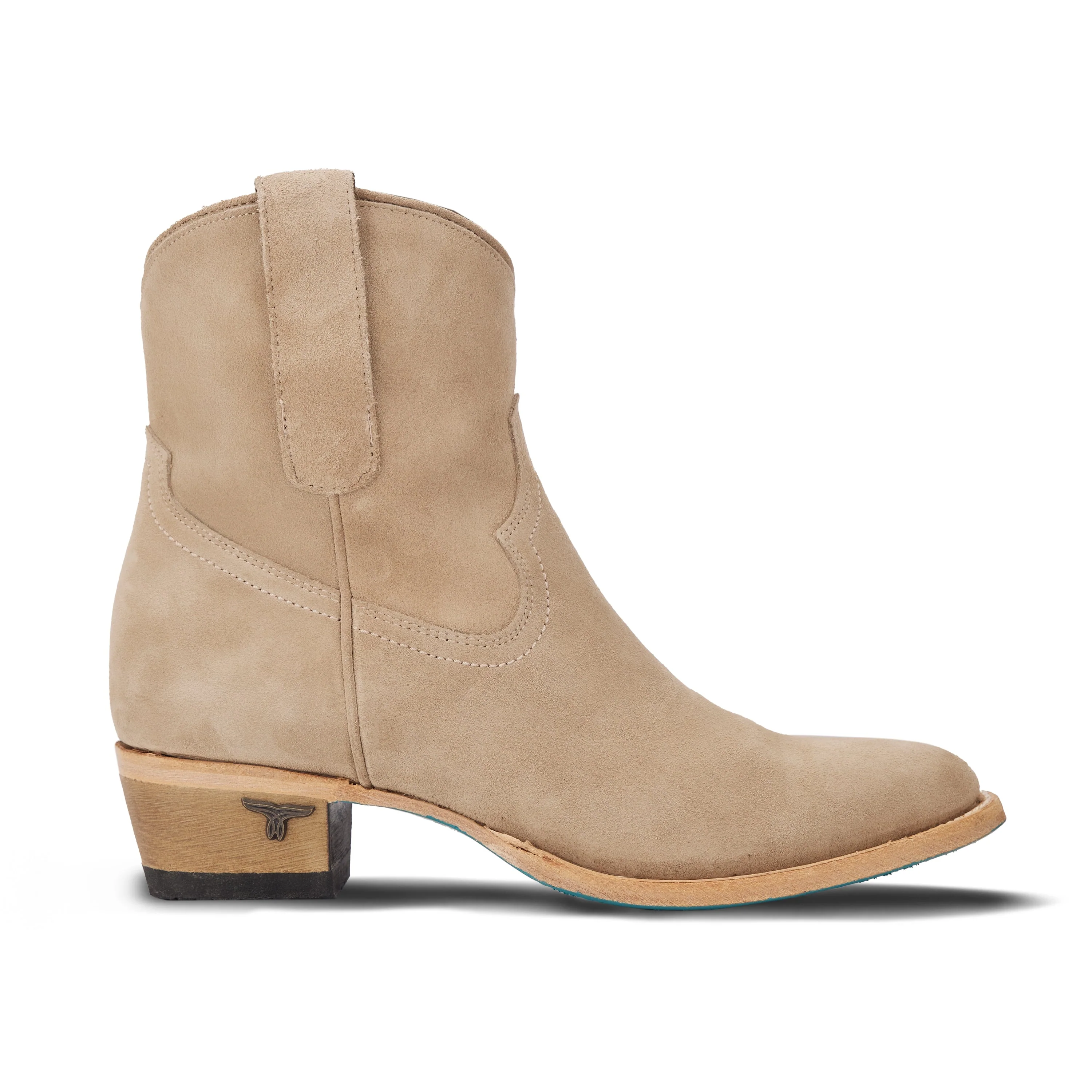 Plain Jane Bootie - Latte Suede - Image 3