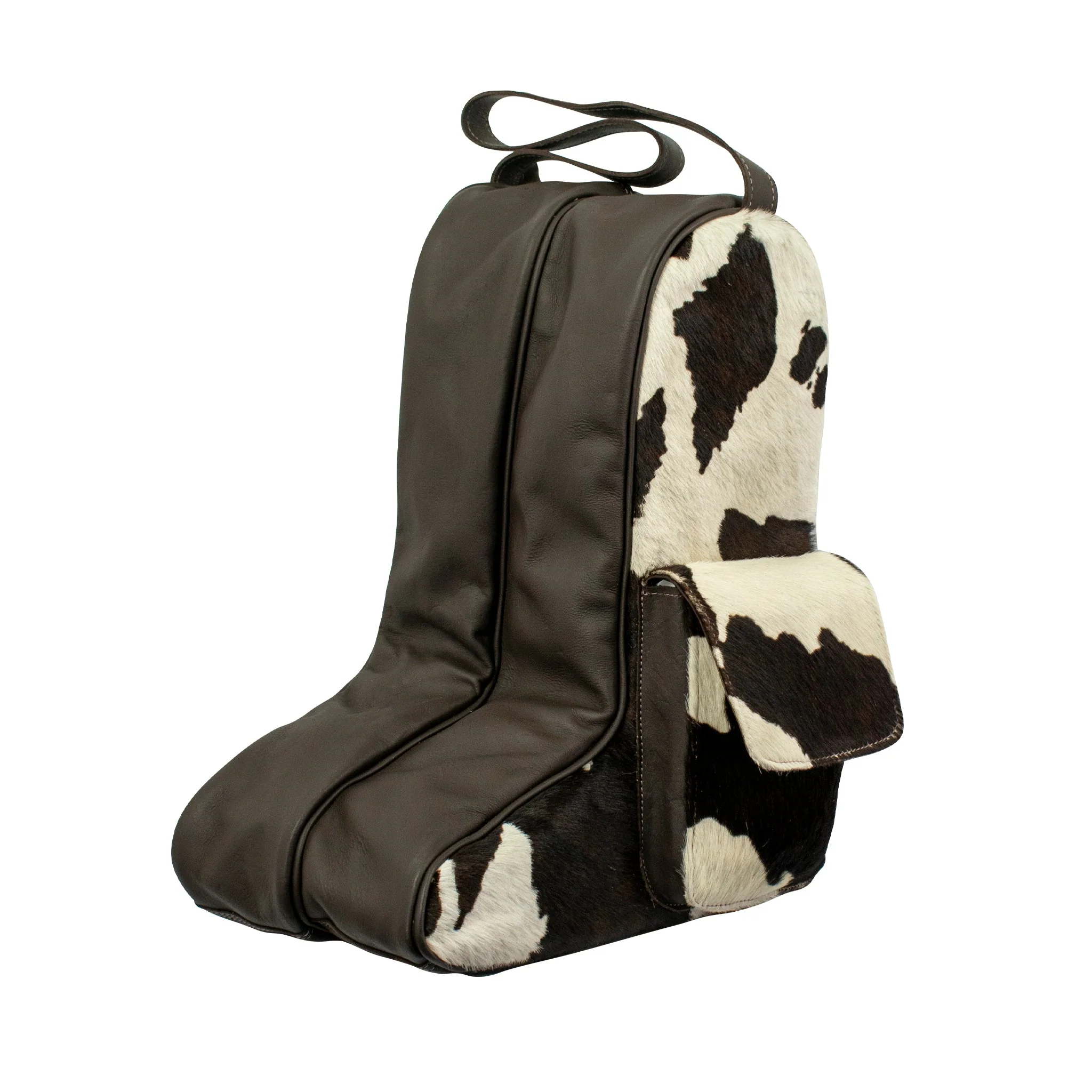 Pony Boot Bag w/ 2 Individual Compartments w/ Hair-On Hide - Image 3
