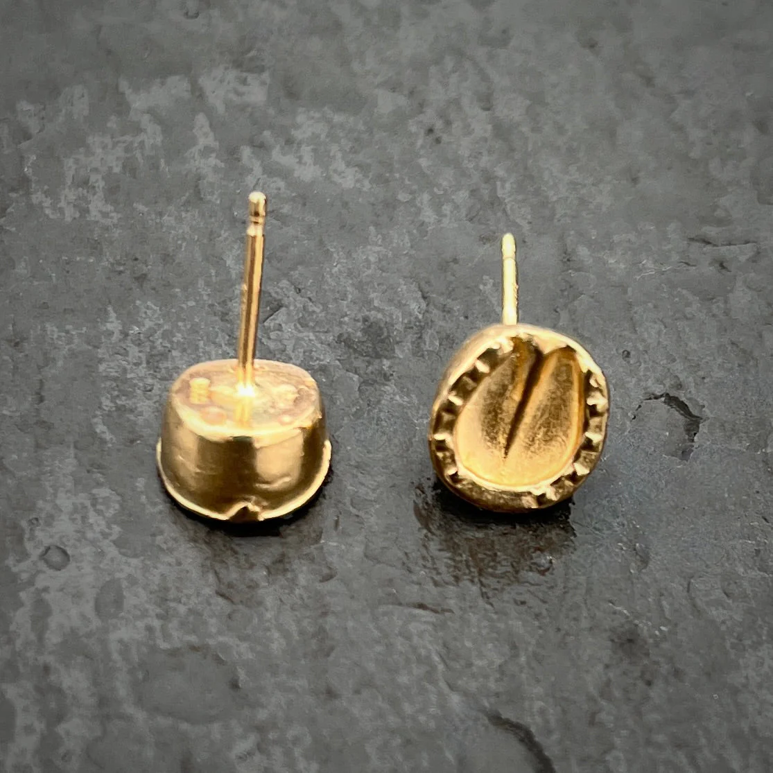 Pony Hoofprint Earrings in 14K Gold - Image 5