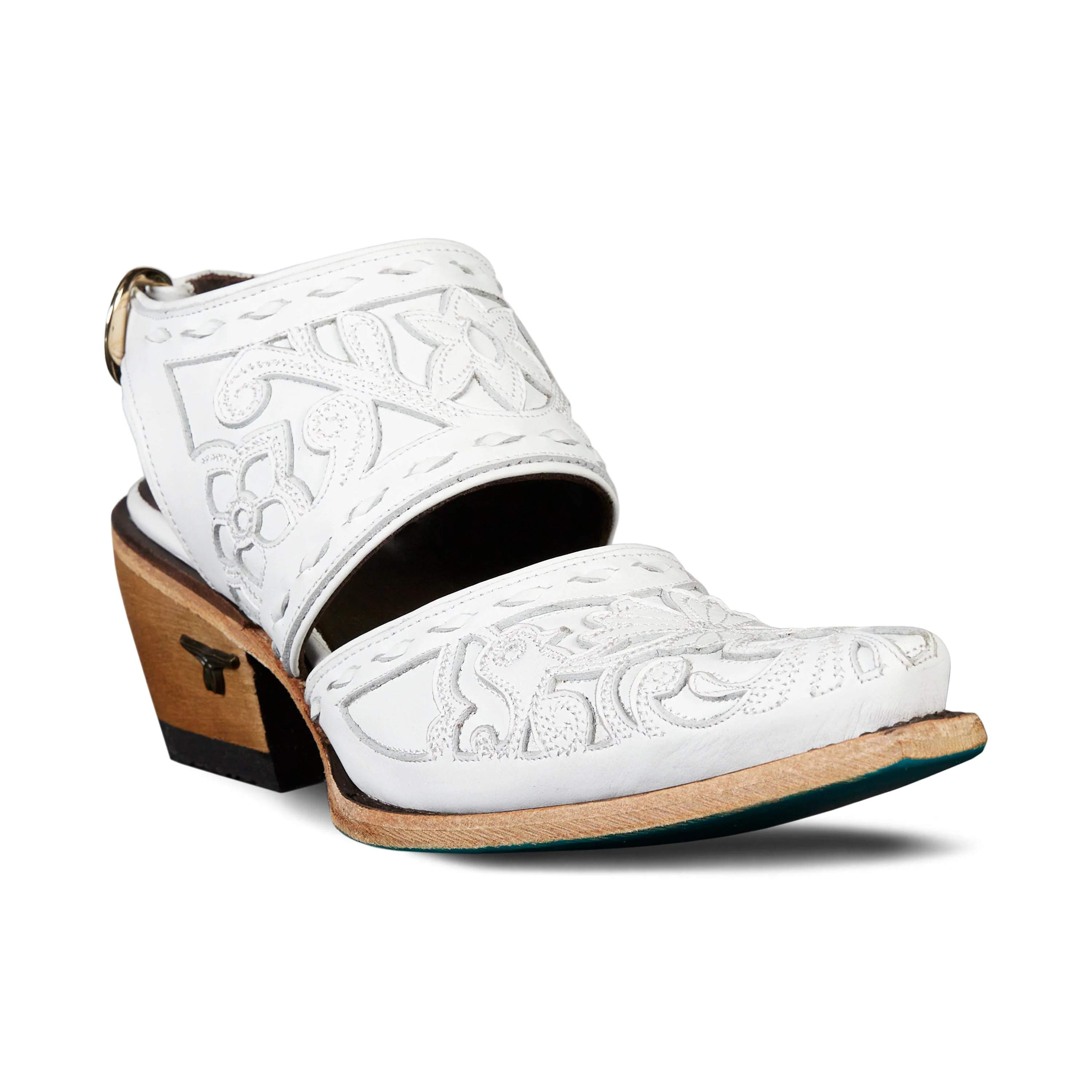 Robin Slingback Mule - Matte White - Image 6