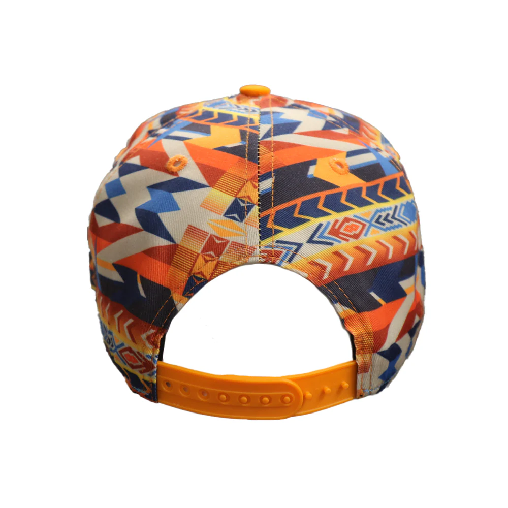 Rodeo Time Sunset Navajo Orange Flatbill - Image 5