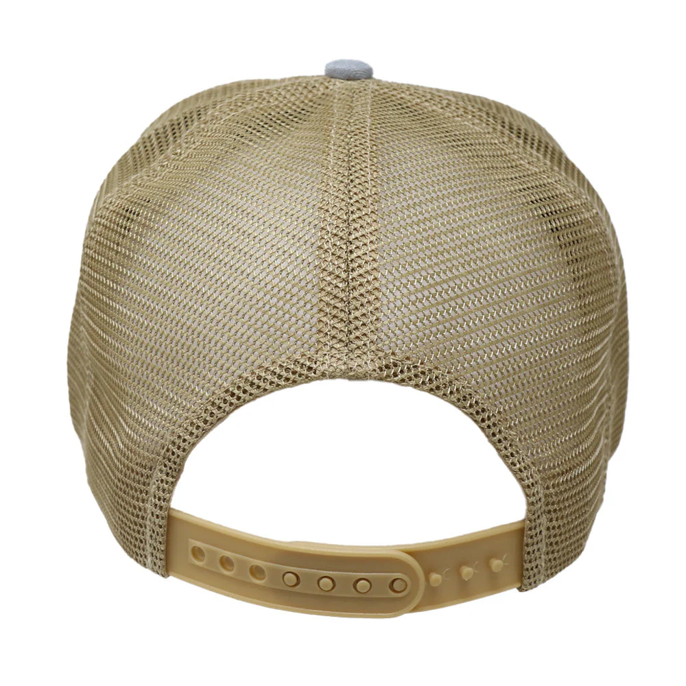RT Bronc Patch Grey & Tan Meshback - Image 3