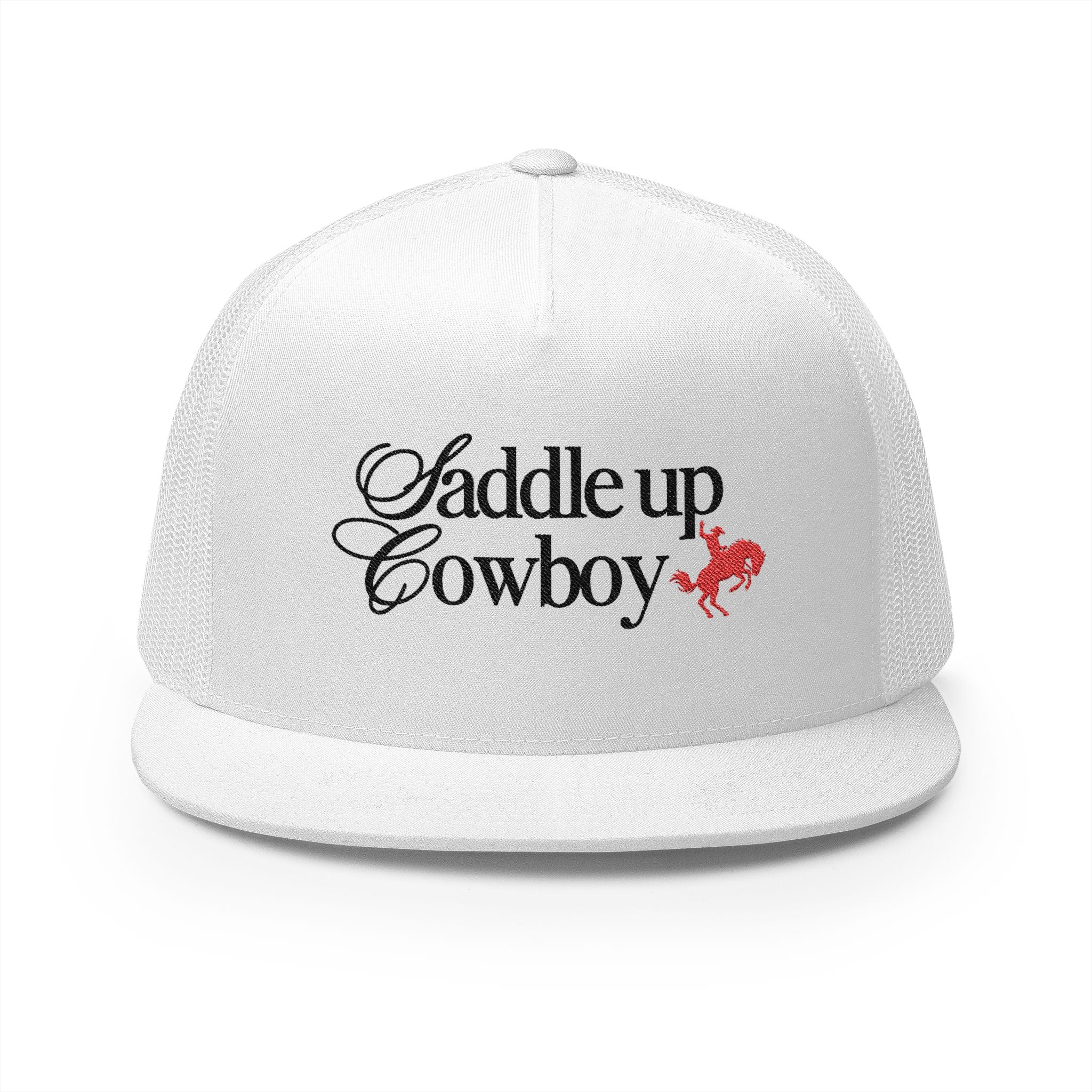Saddle Up Embroidered Trucker Cap - Image 3