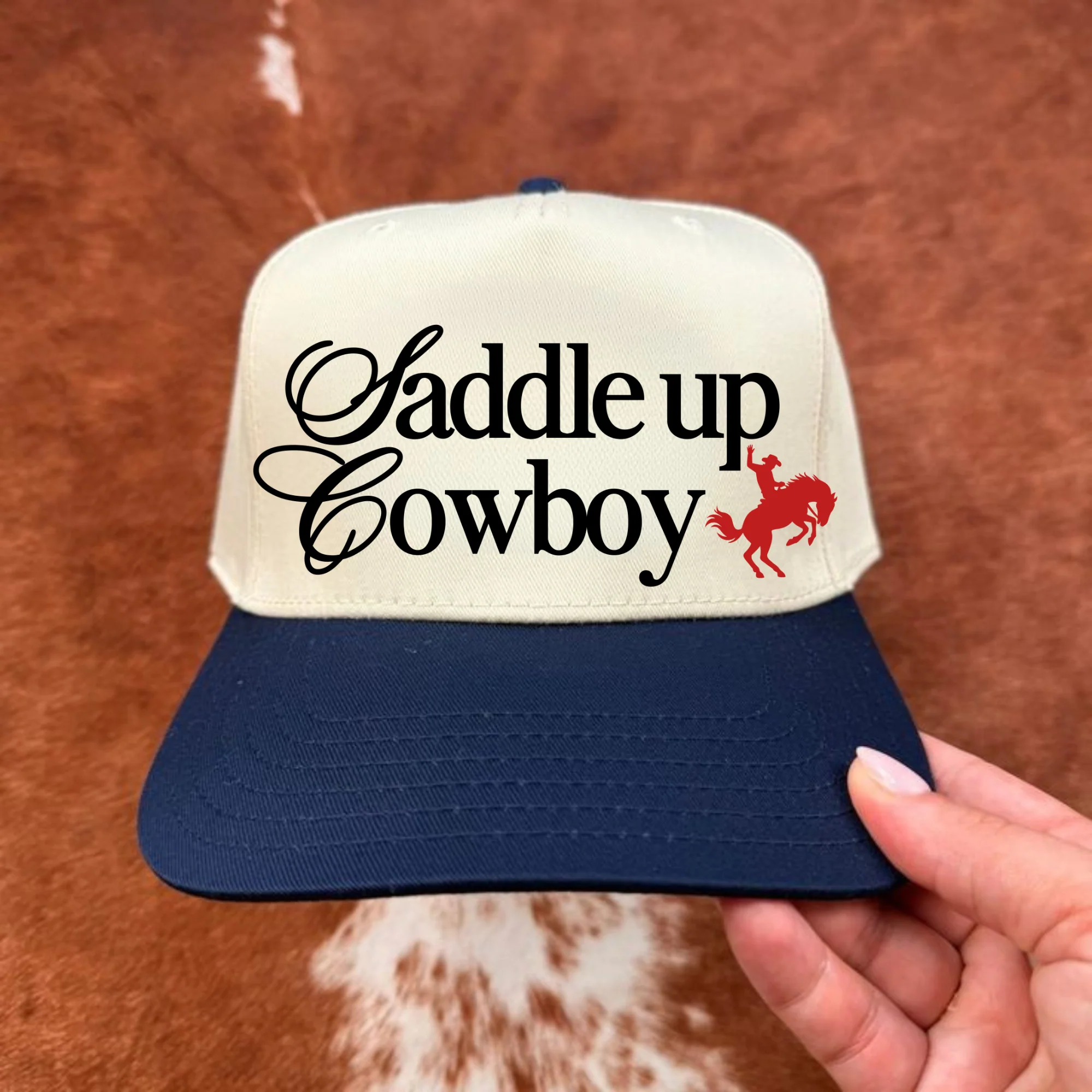 Saddle Up Embroidered Trucker Cap - Image 6