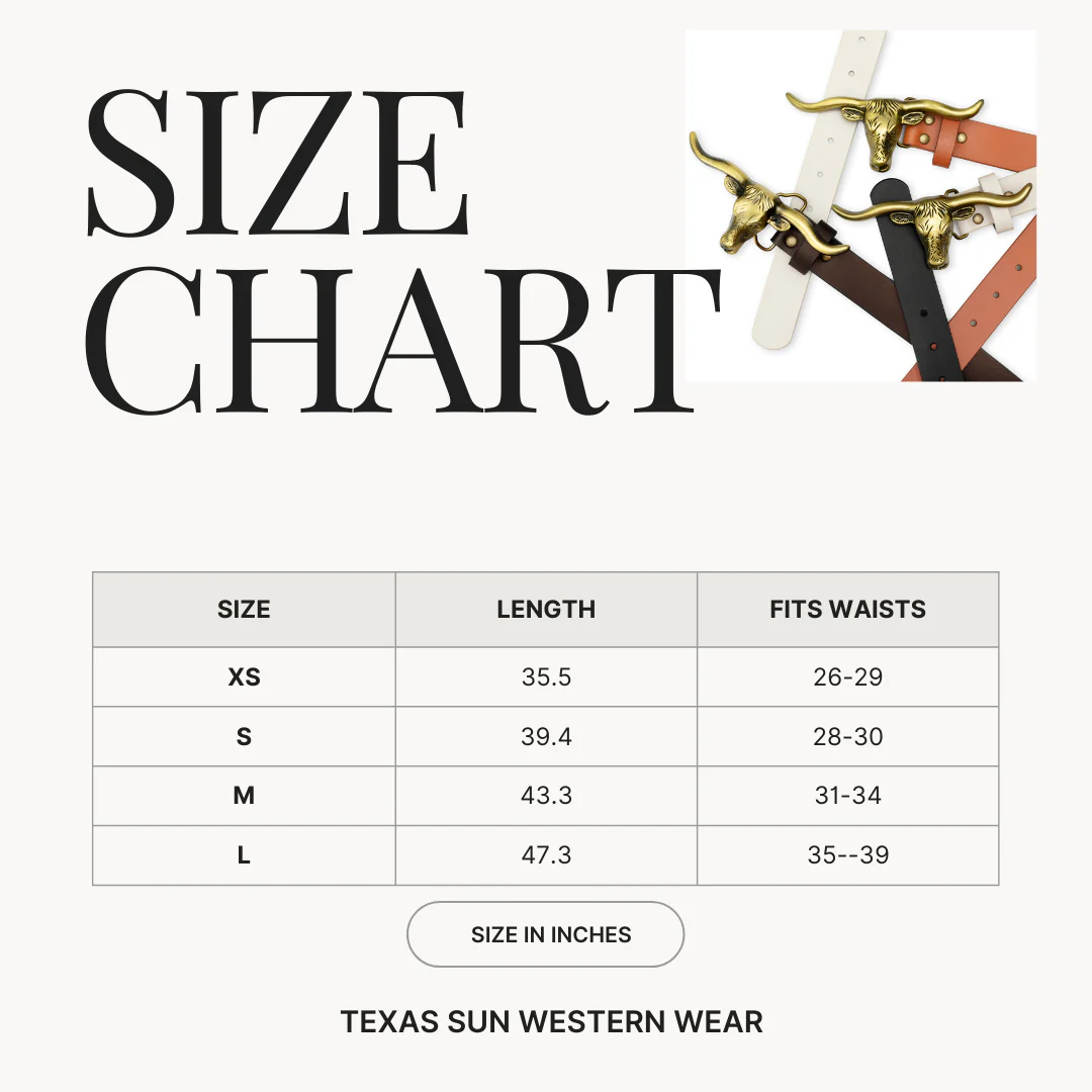Signature Longhorn Western Belt for Women - Image 3