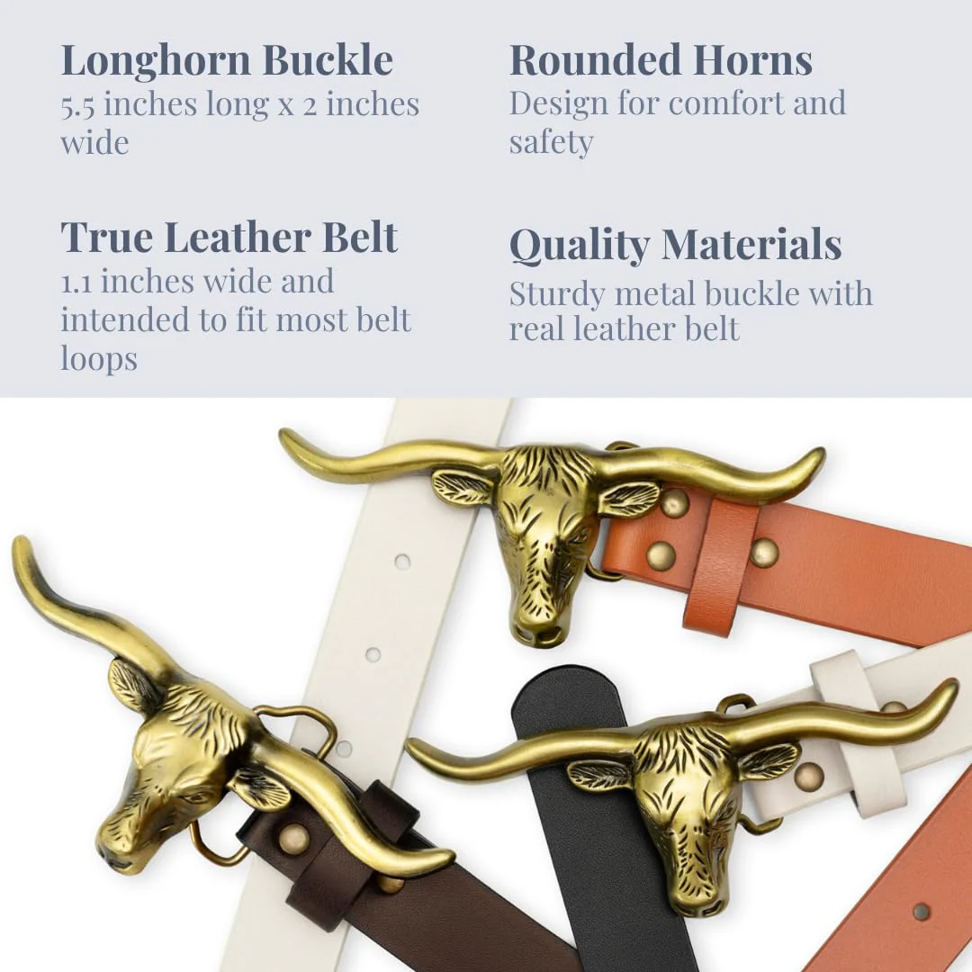 Signature Longhorn Western Belt for Women - Image 8