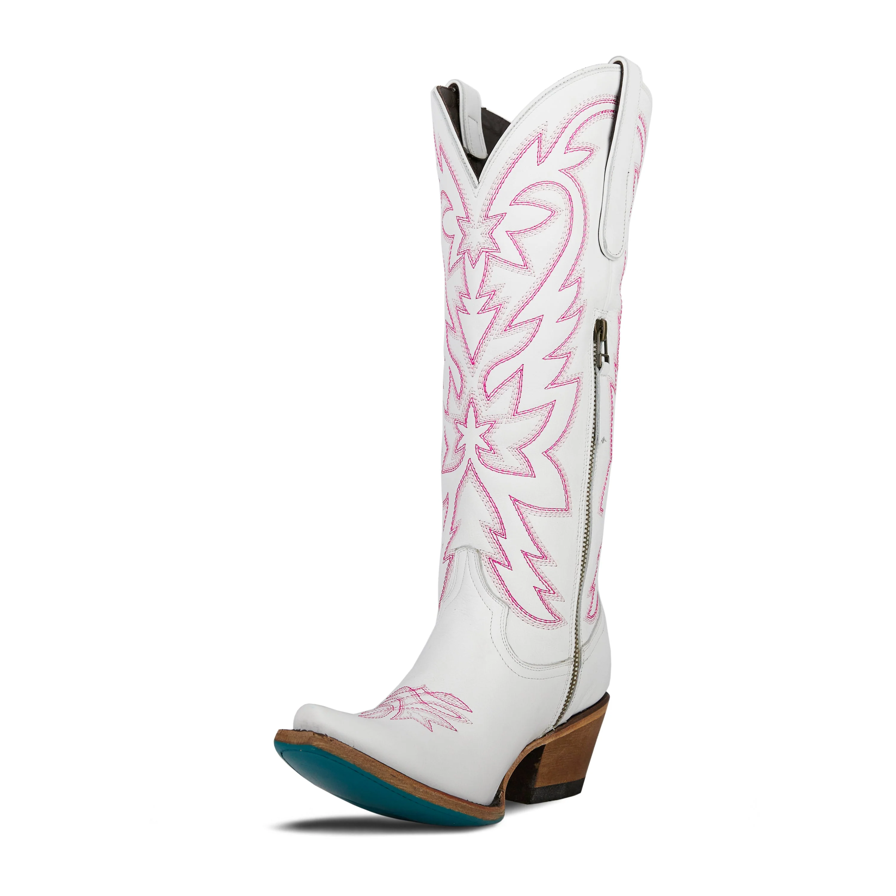 Smokeshow Boot - Matte White and Neon Pink - Image 5