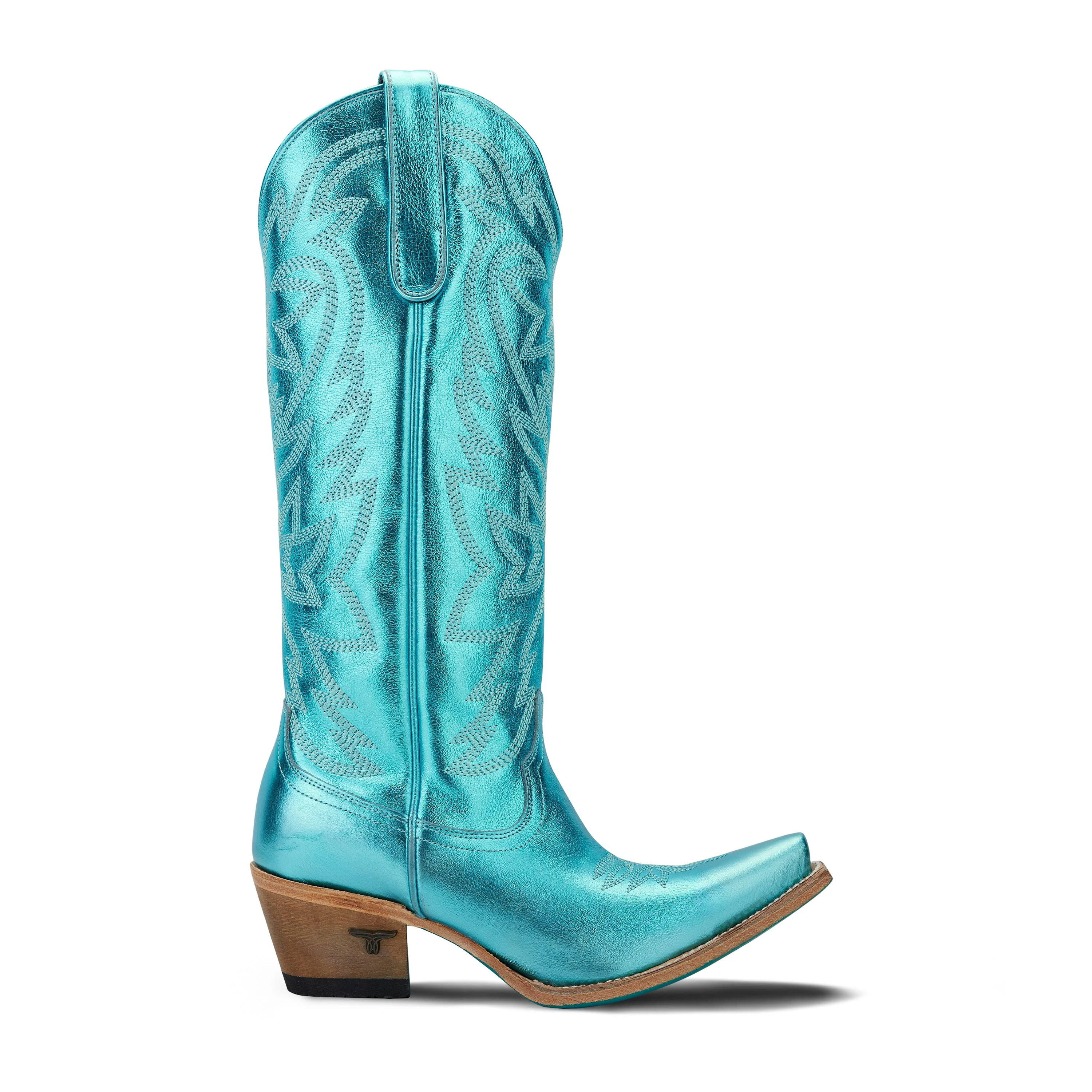 Smokeshow Boot - Turquoise Metallic - Image 4
