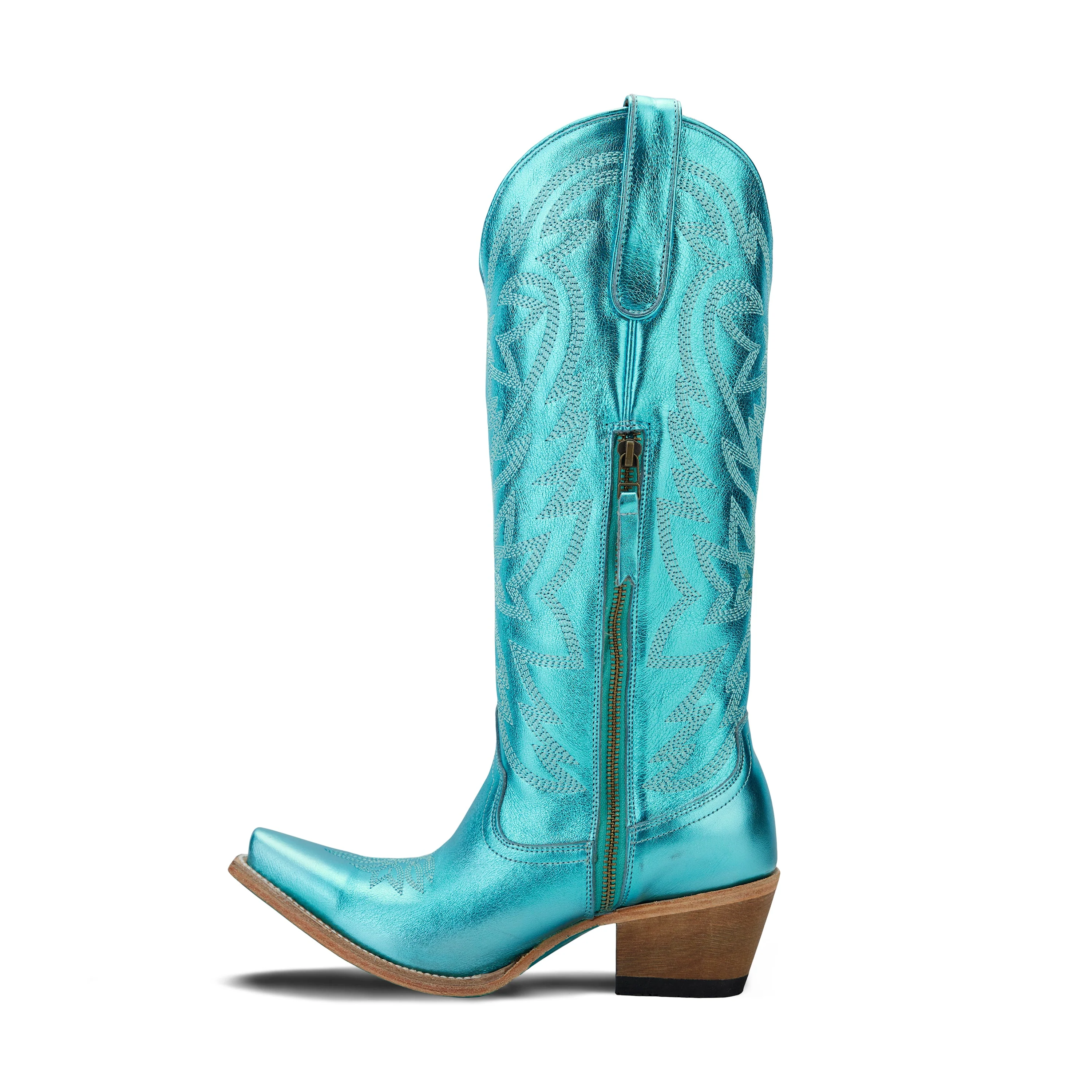 Smokeshow Boot - Turquoise Metallic - Image 5