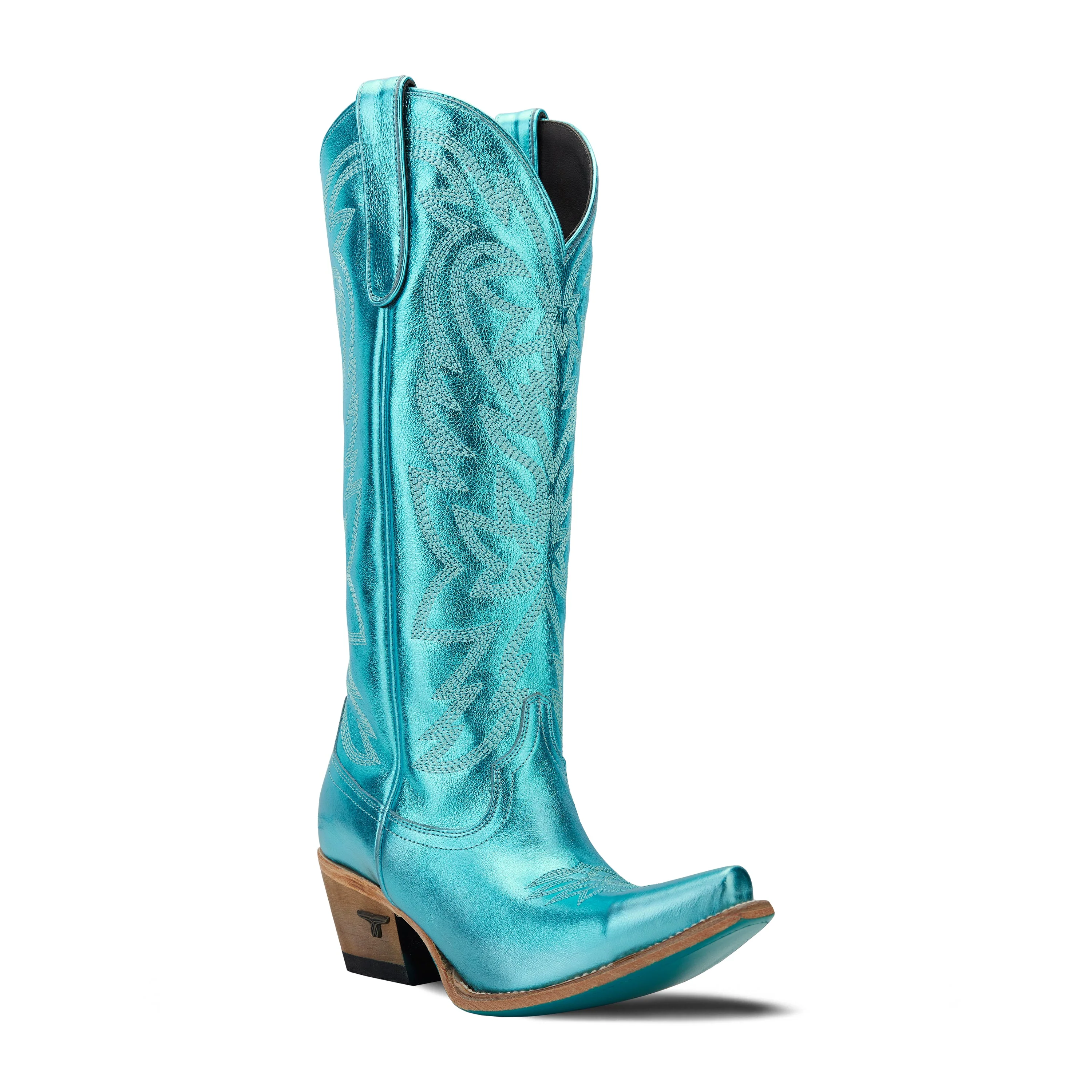 Smokeshow Boot - Turquoise Metallic - Image 6