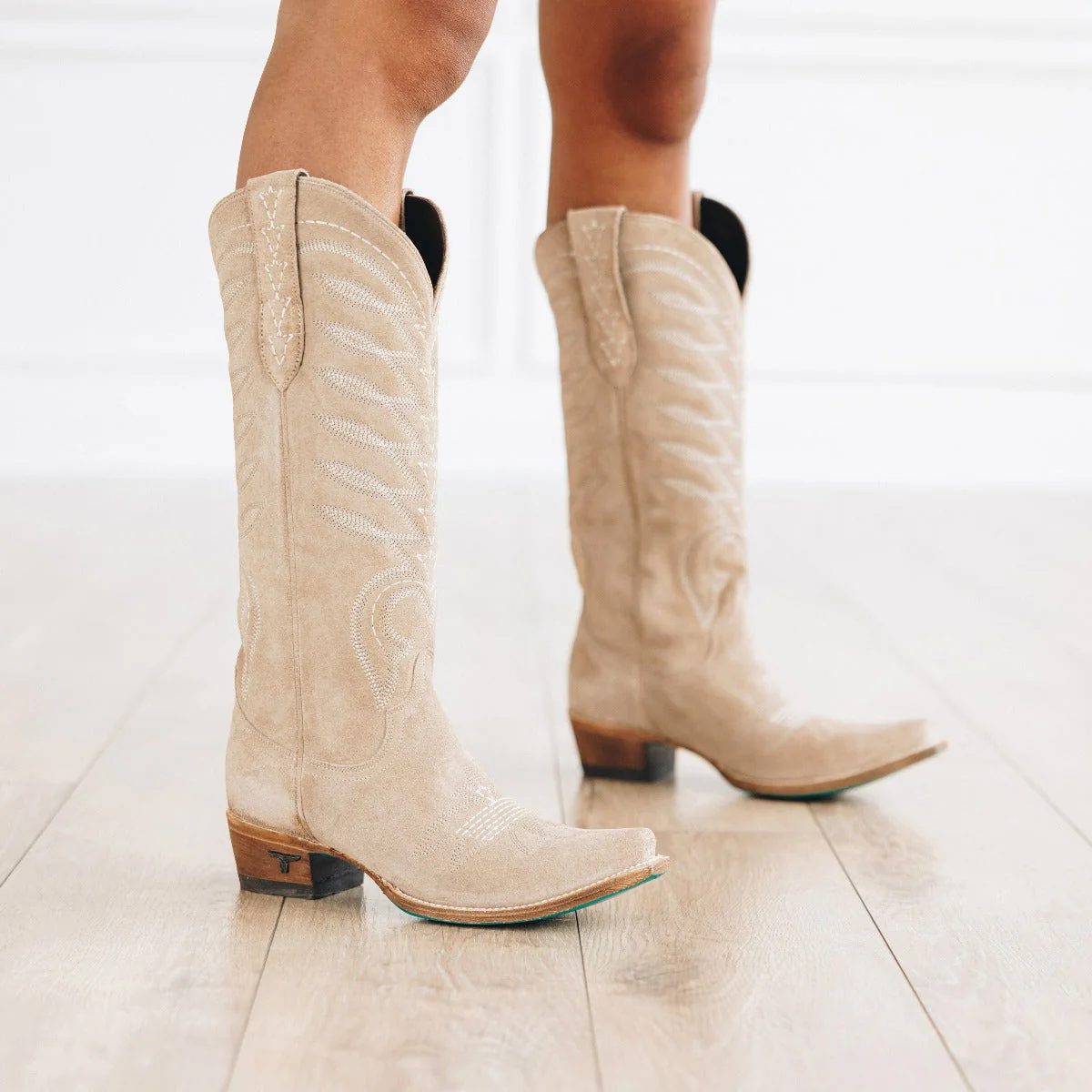 Squash Blossom Boot - Latte Suede - Image 2