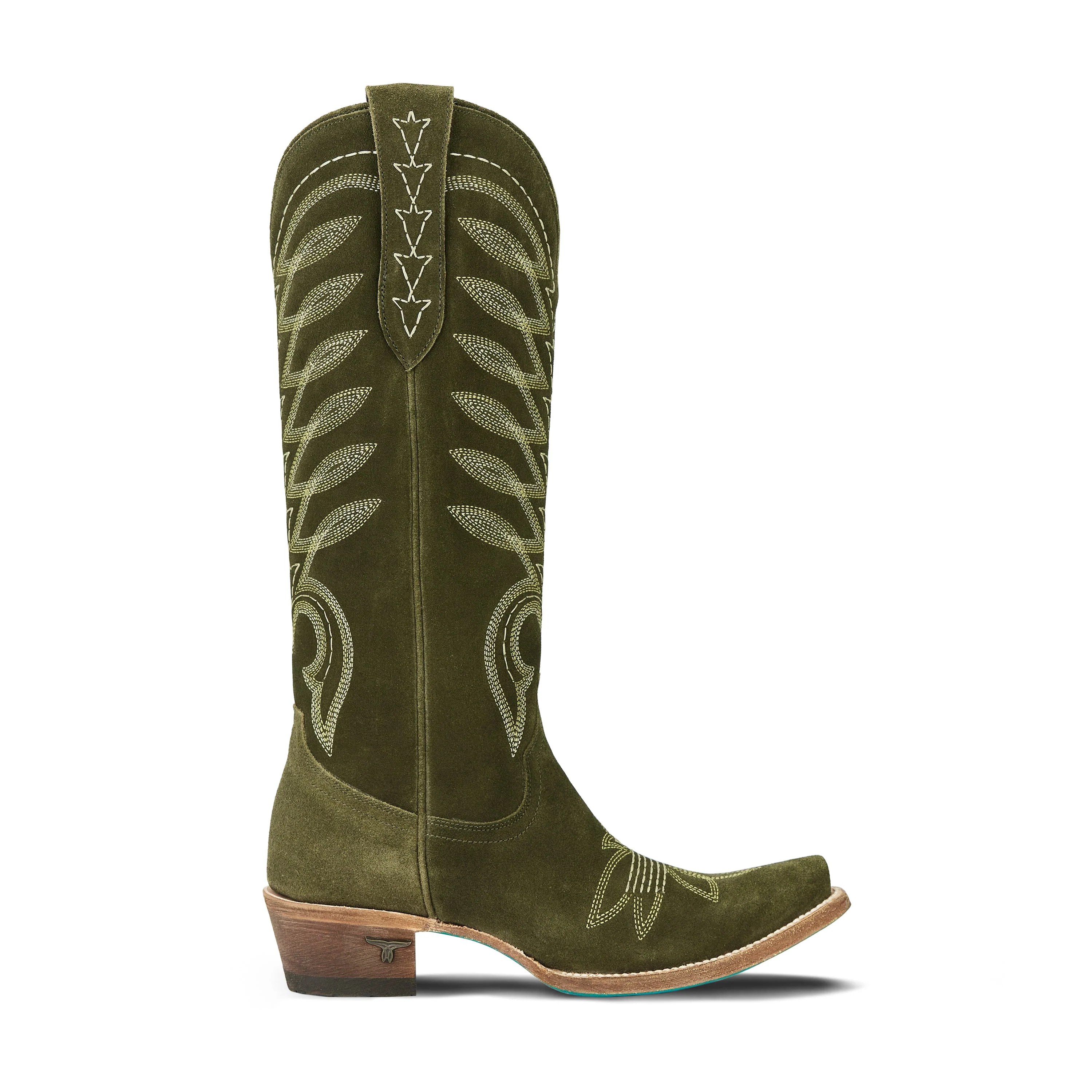 Squash Blossom Boot - Olive Suede - Image 4