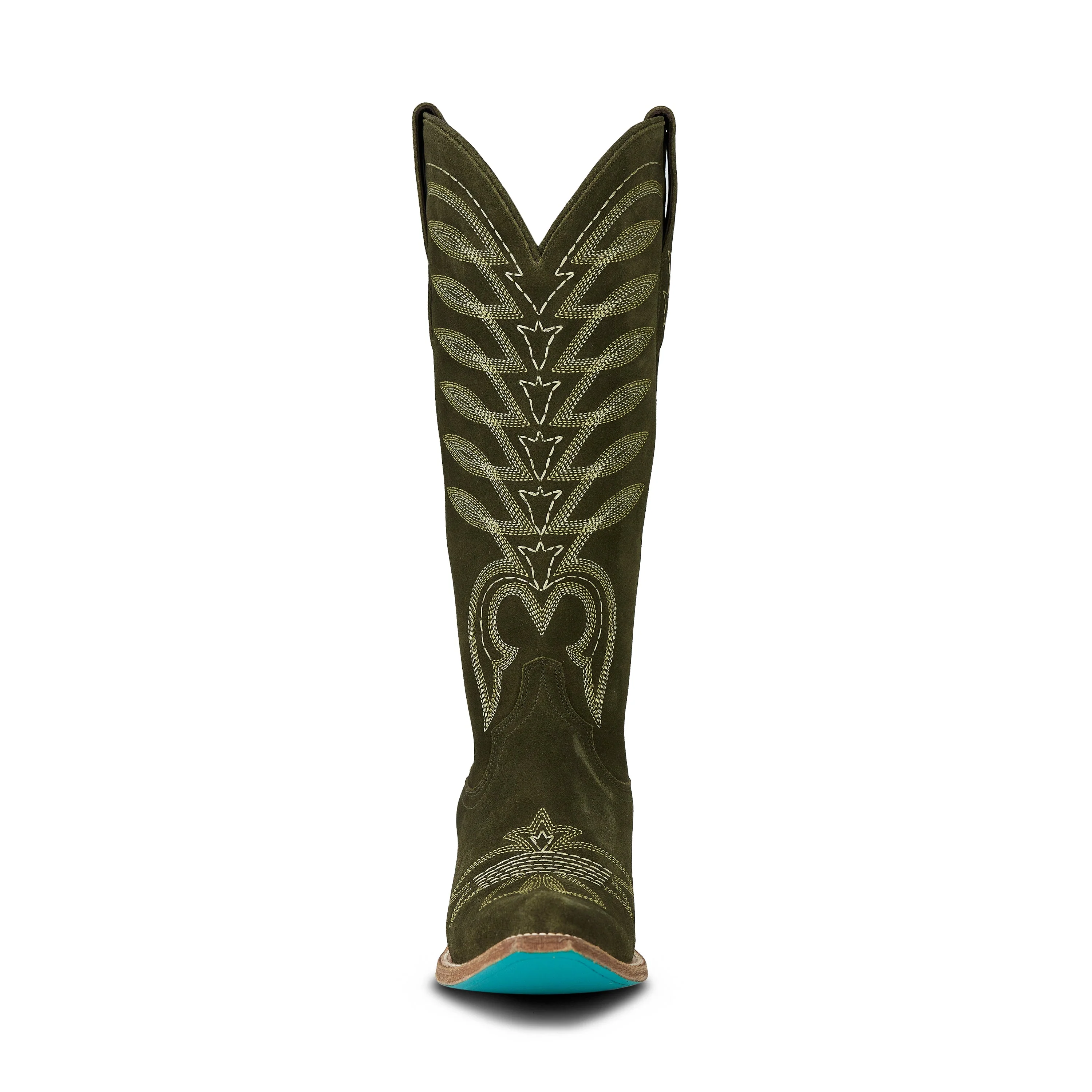 Squash Blossom Boot - Olive Suede - Image 8