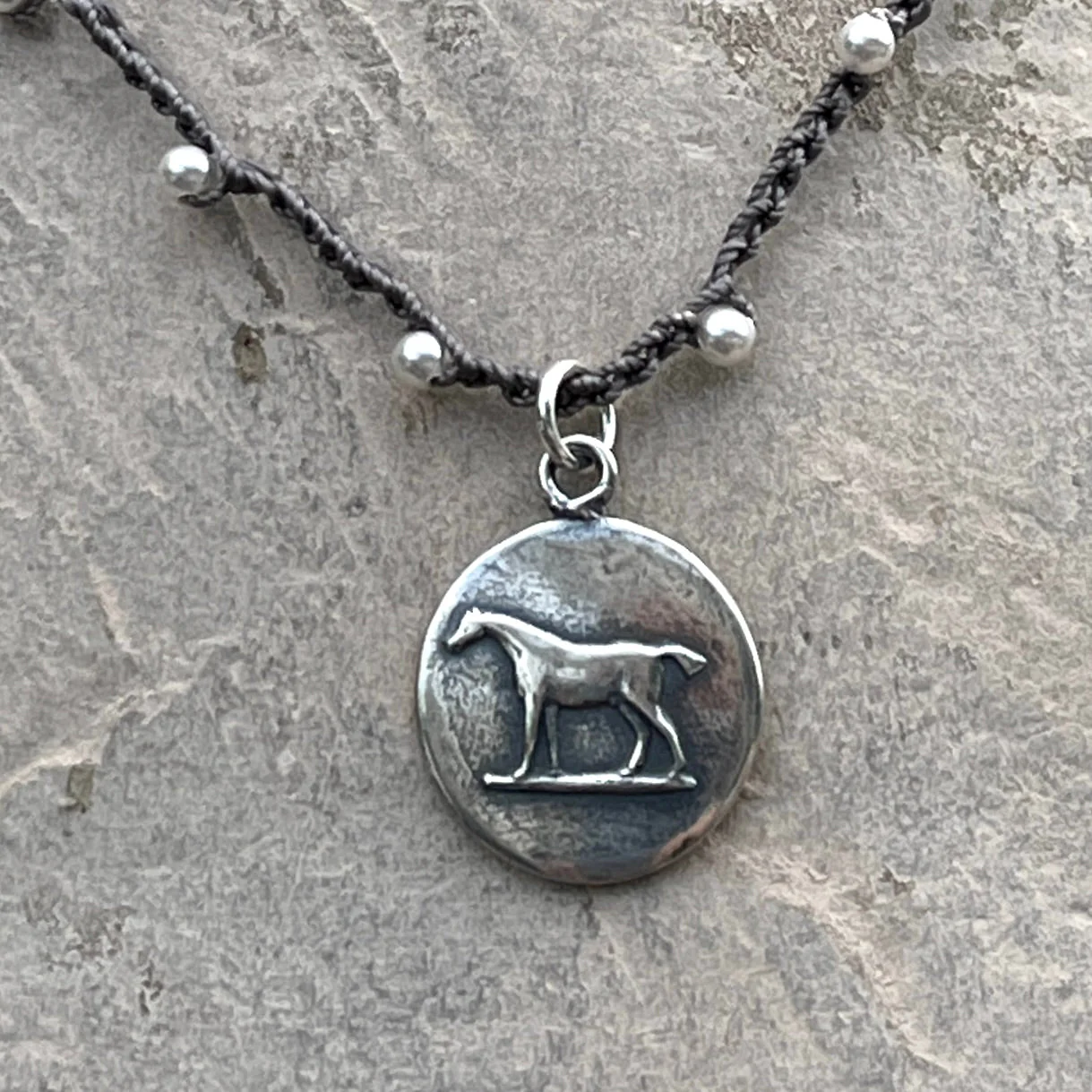 Sterling Wedgewood Stubbs Horse Necklaces - Image 3