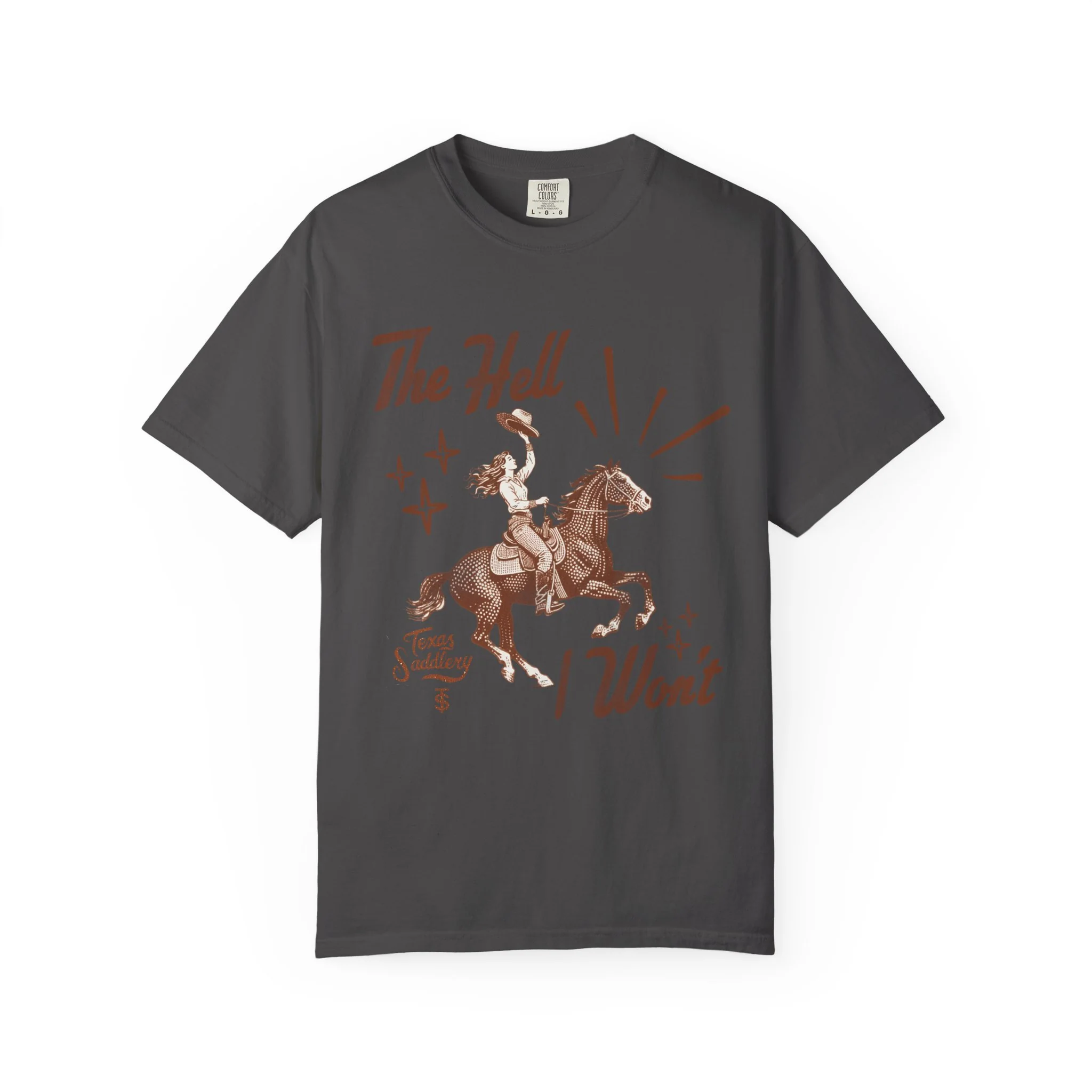 The Hell I Won't' Graphic Tee - Image 5