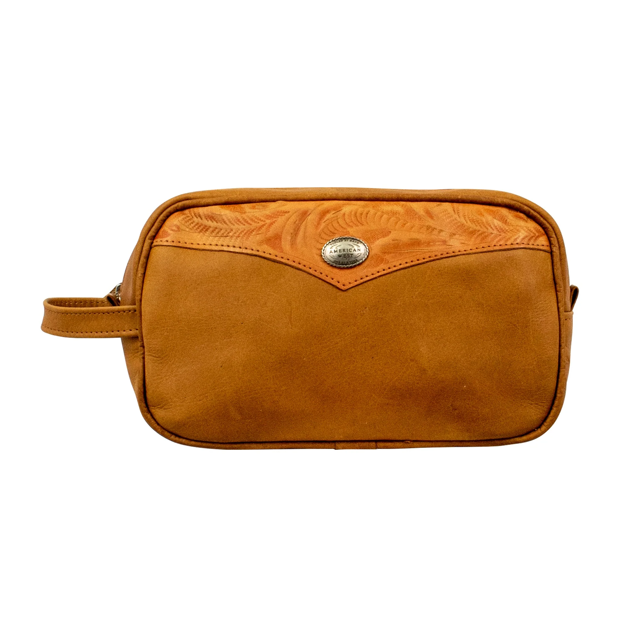 Waxed Leather Travel Dopp/Shaving Kit - Image 3