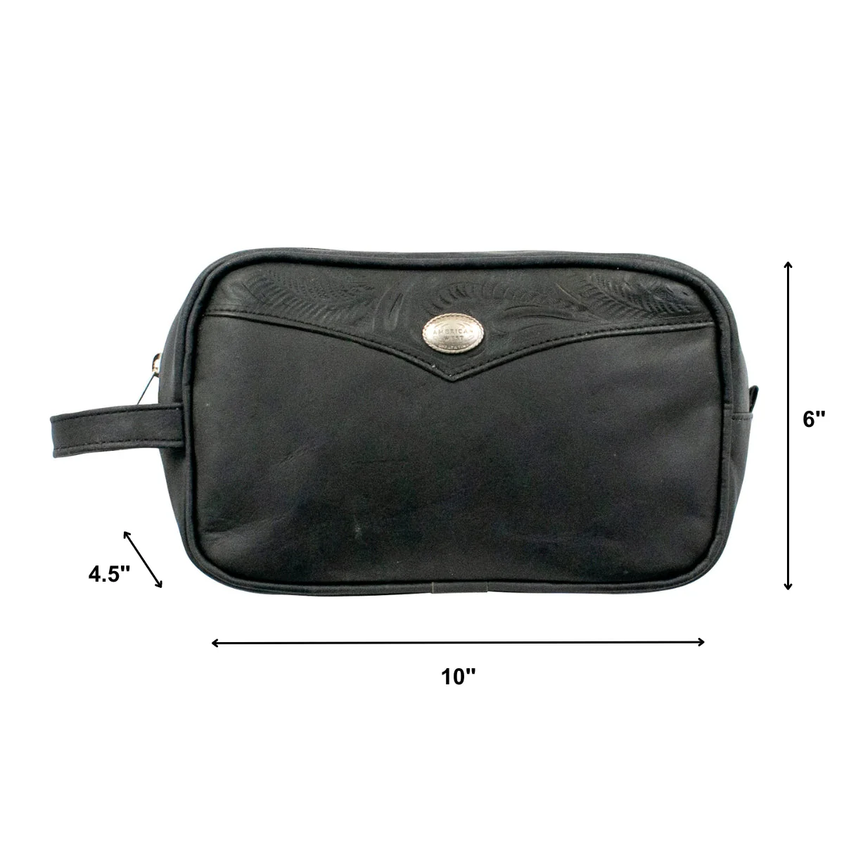 Waxed Leather Travel Dopp/Shaving Kit - Image 6