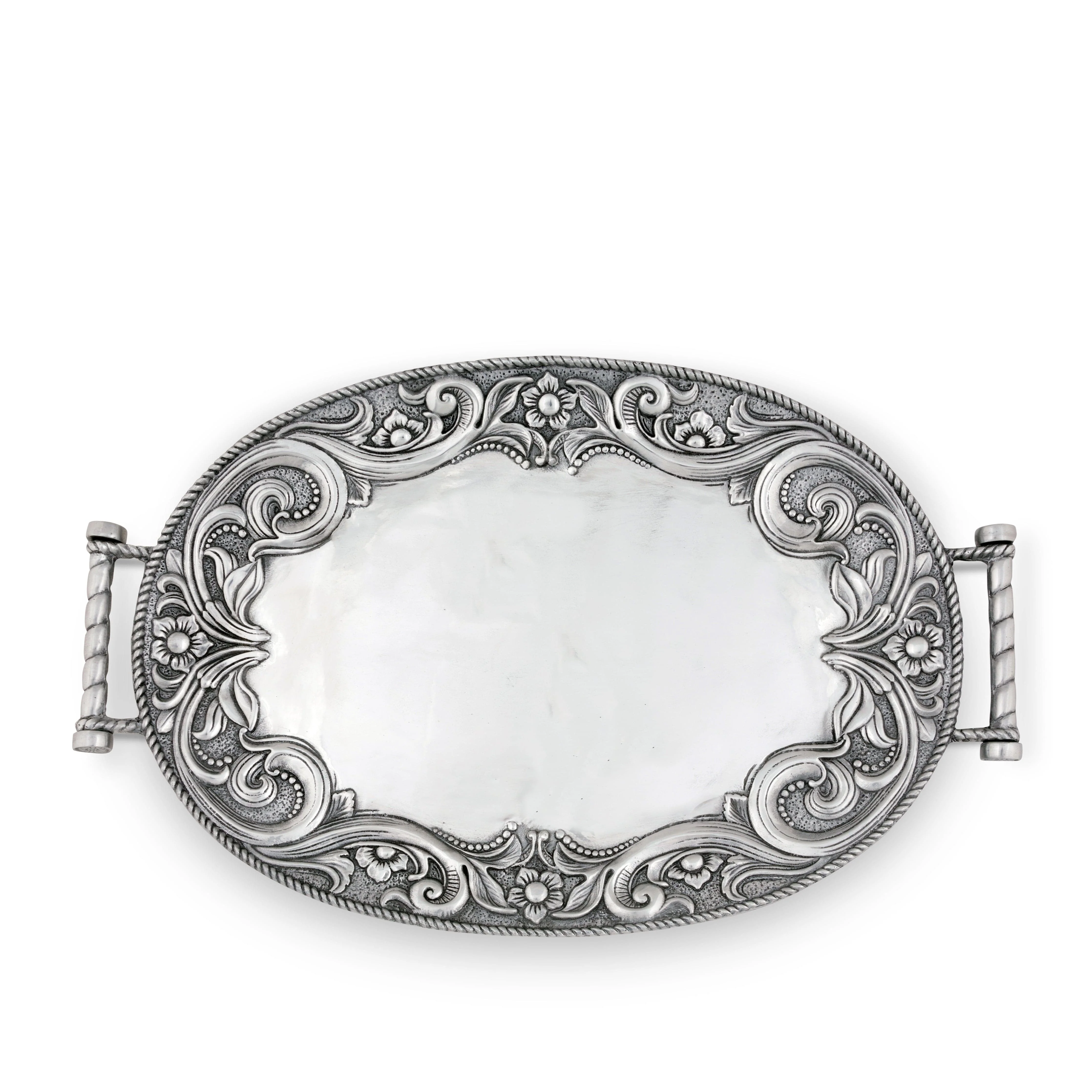 Western Leather Serving Tray - Image 6